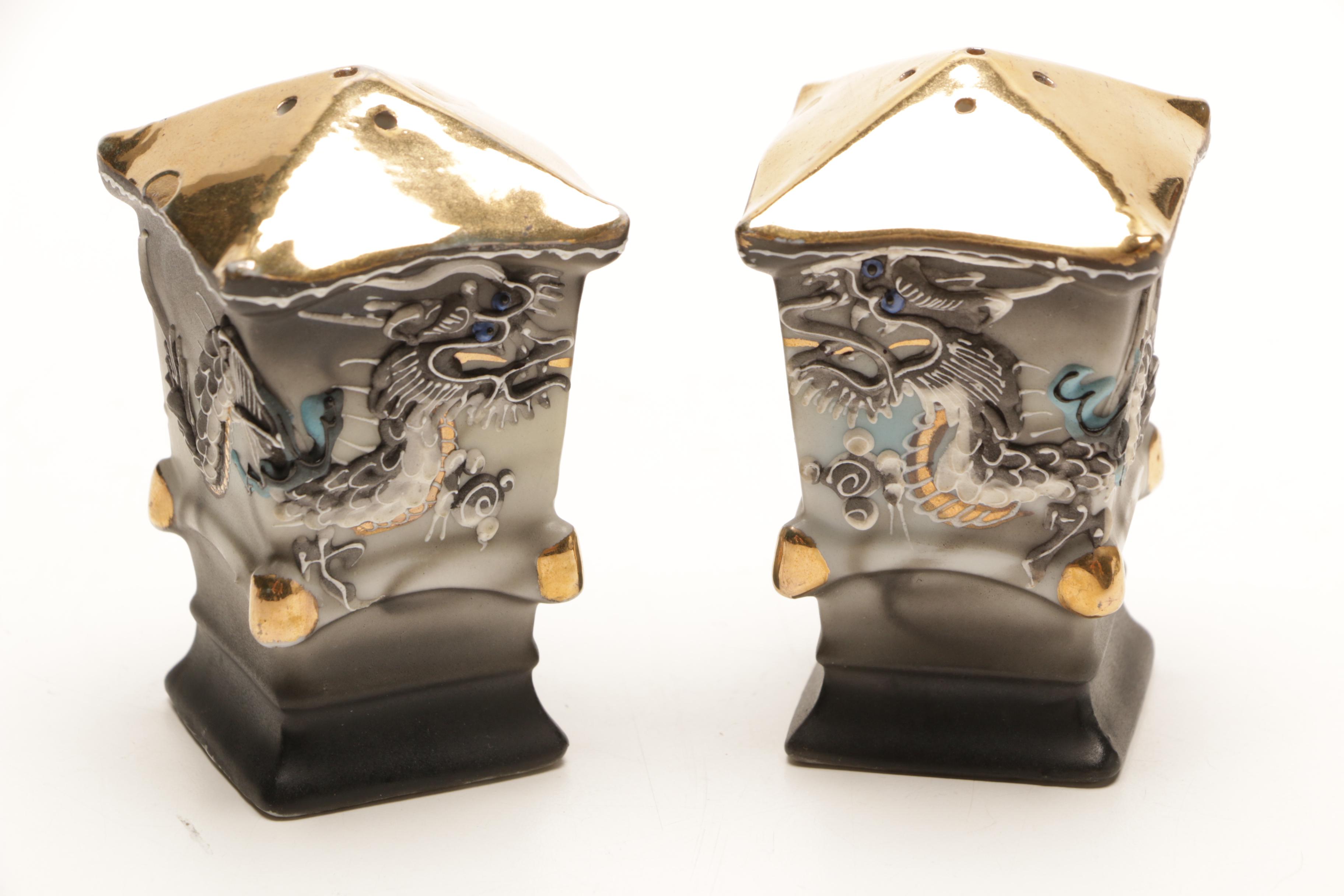 Japanese Moriage Dragonware