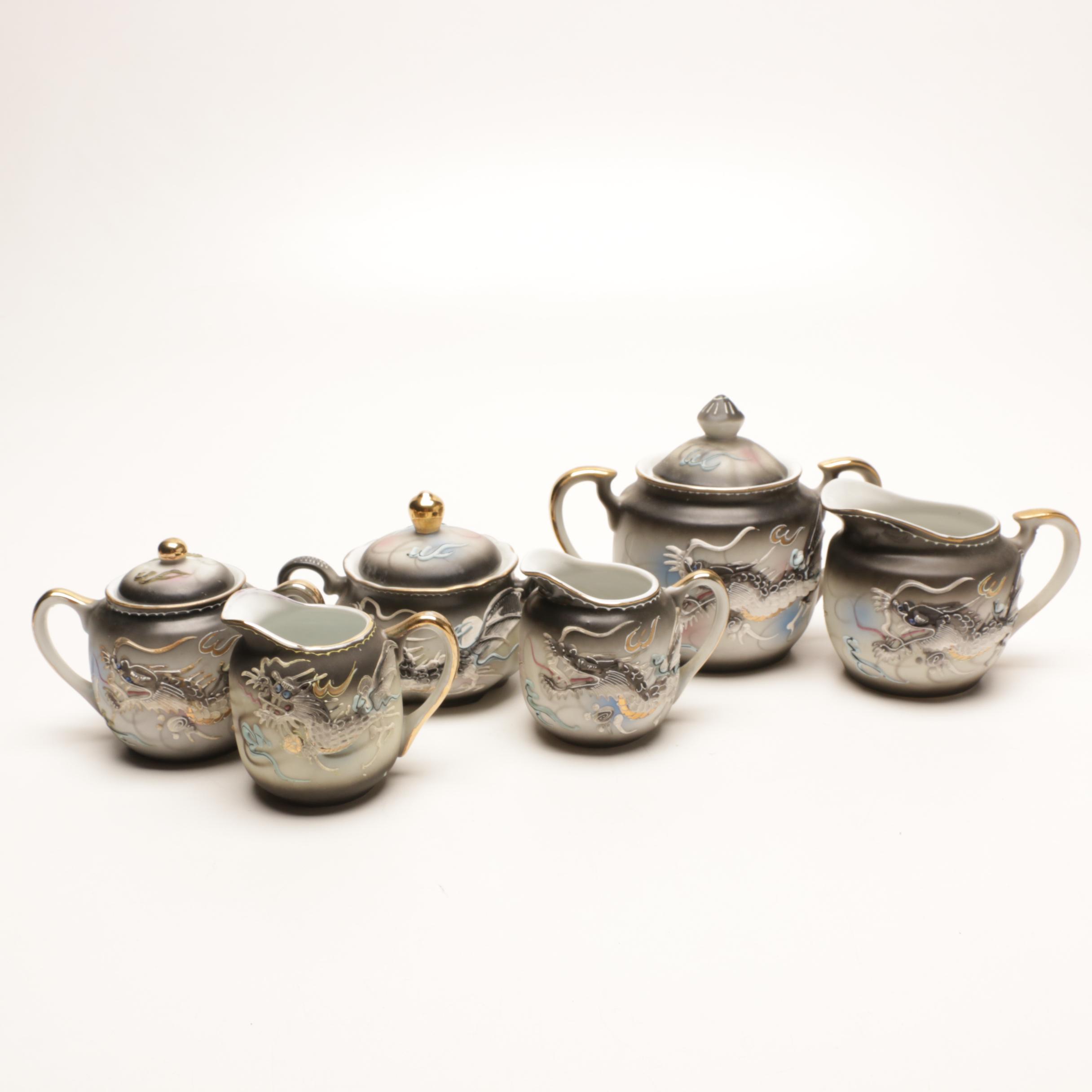 Japanese Moriage Dragonware