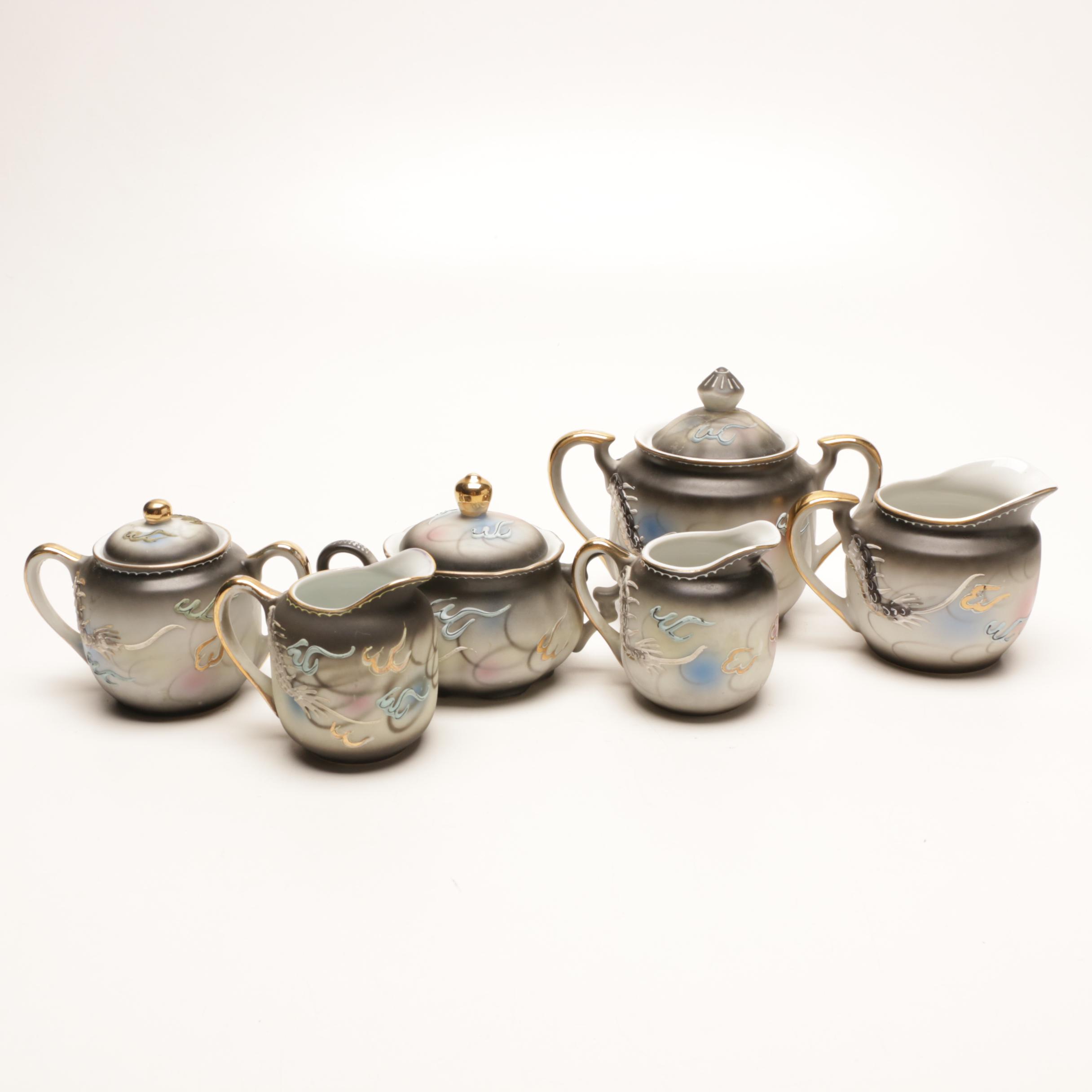 Japanese Moriage Dragonware