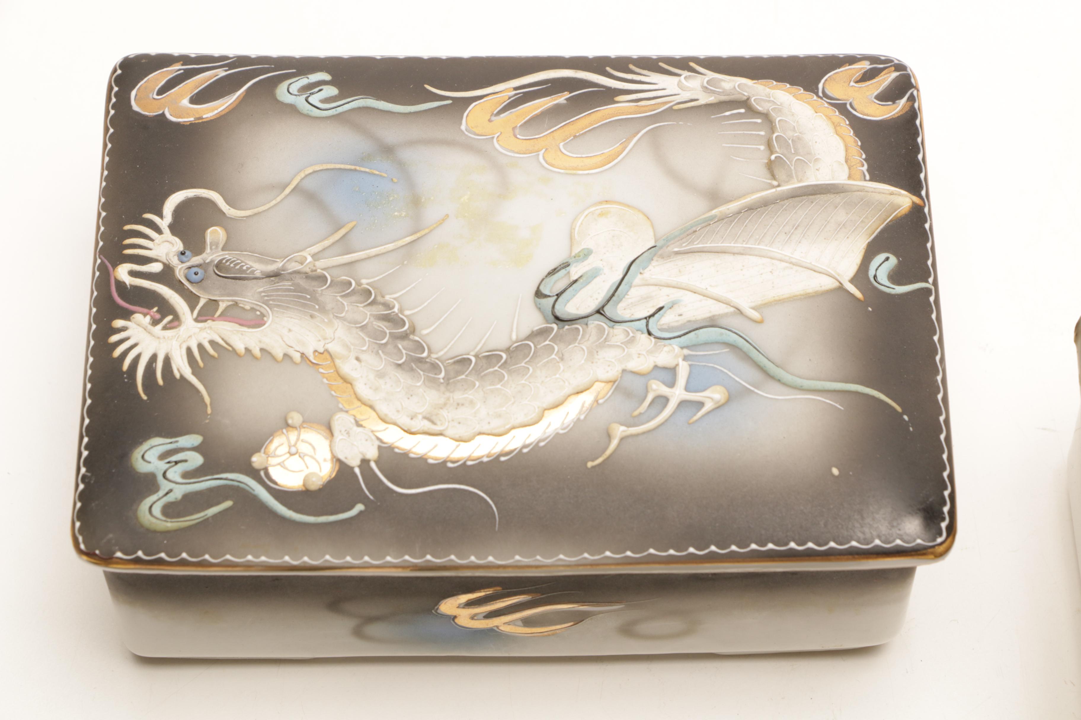 Japanese Moriage Dragonware