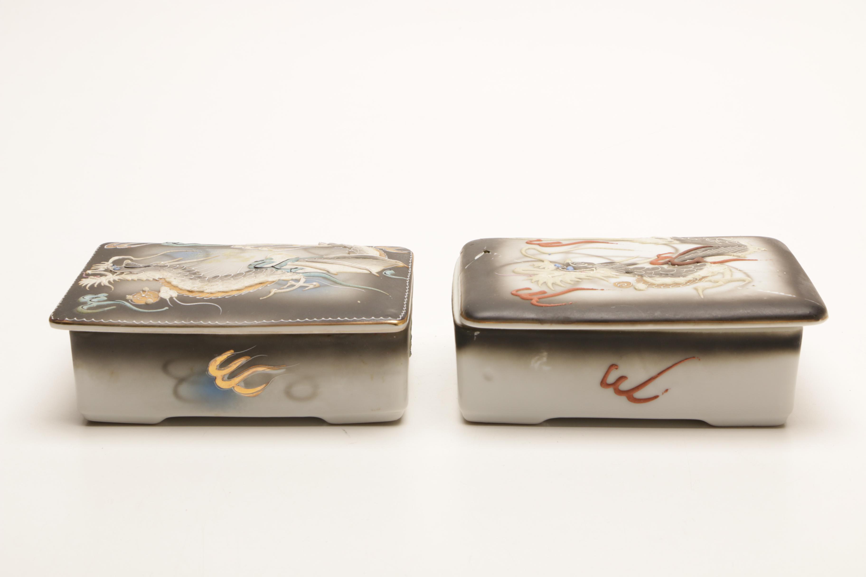 Japanese Moriage Dragonware