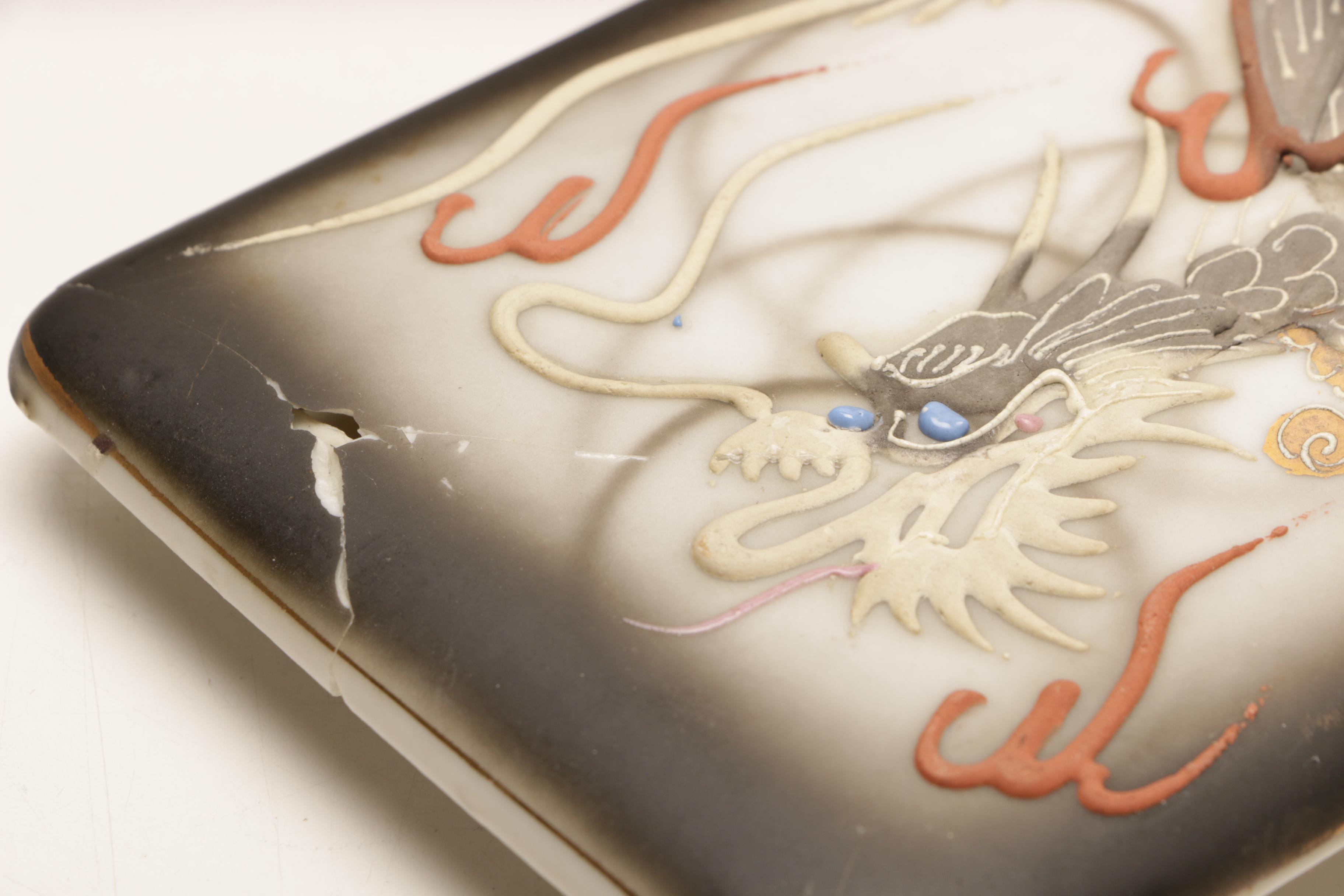 Japanese Moriage Dragonware