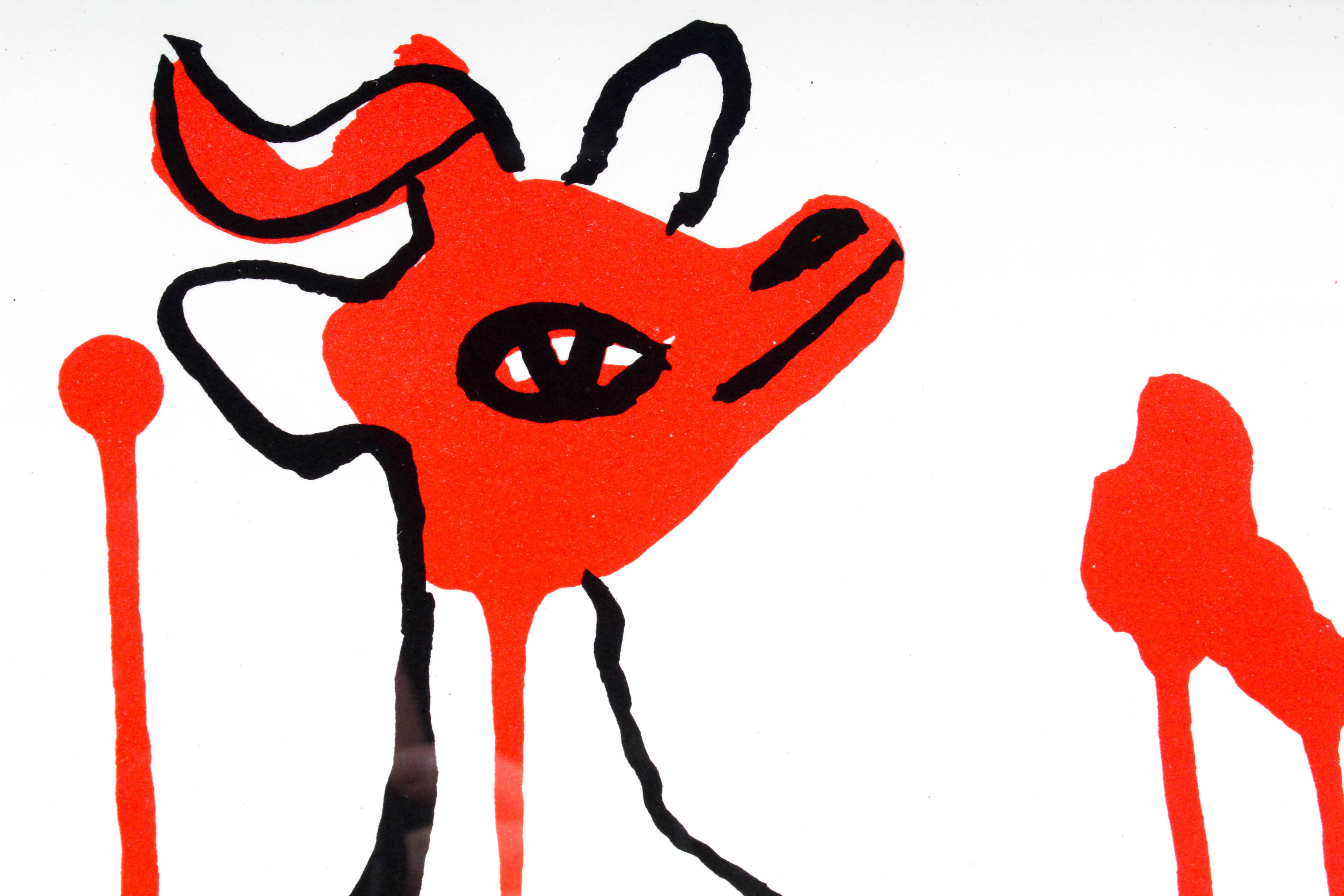 Alexander Calder Double-Page Color Lithograph from "Derrière le Miroir"