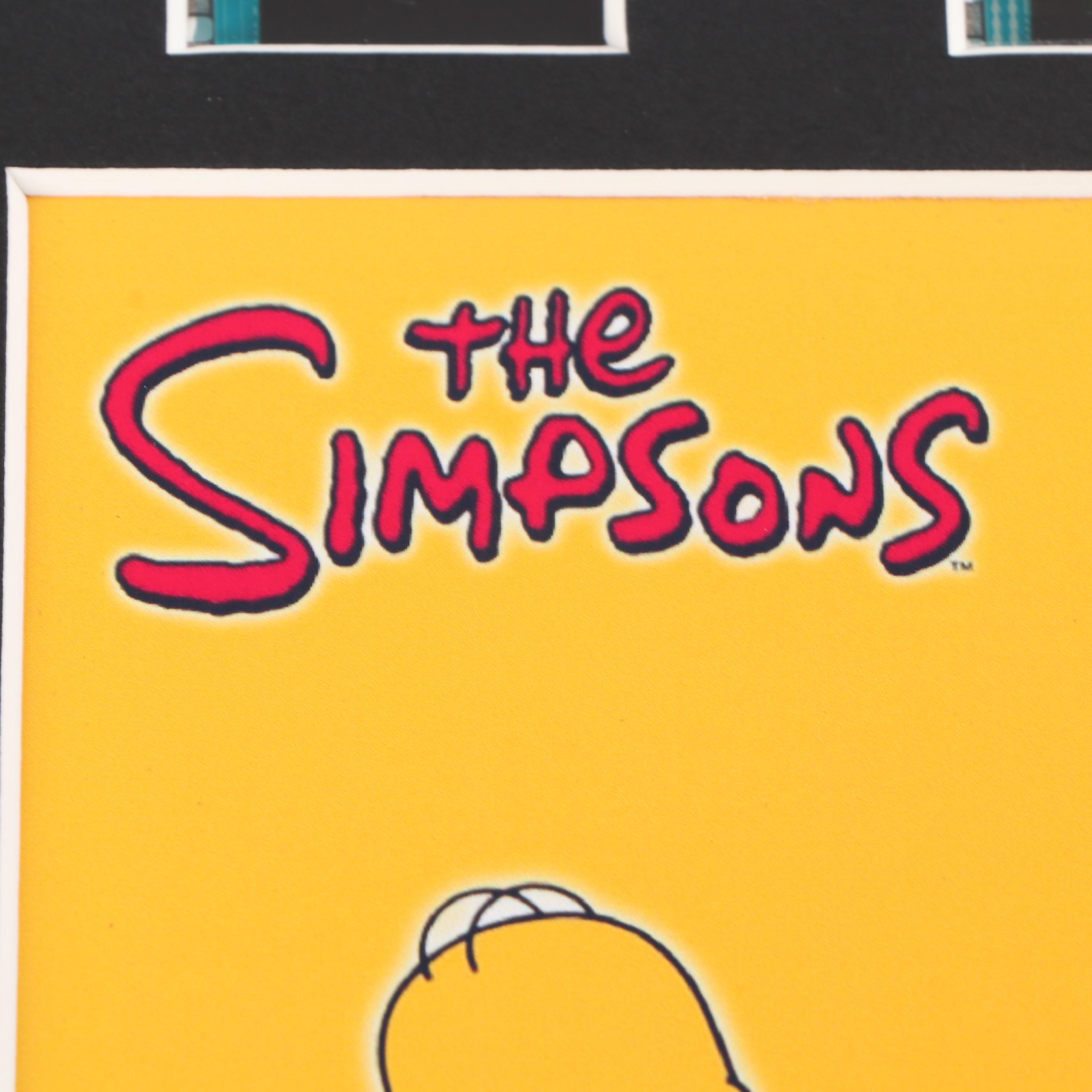 "The Simpsons" Original Film Cels in Limited Edition Presentation