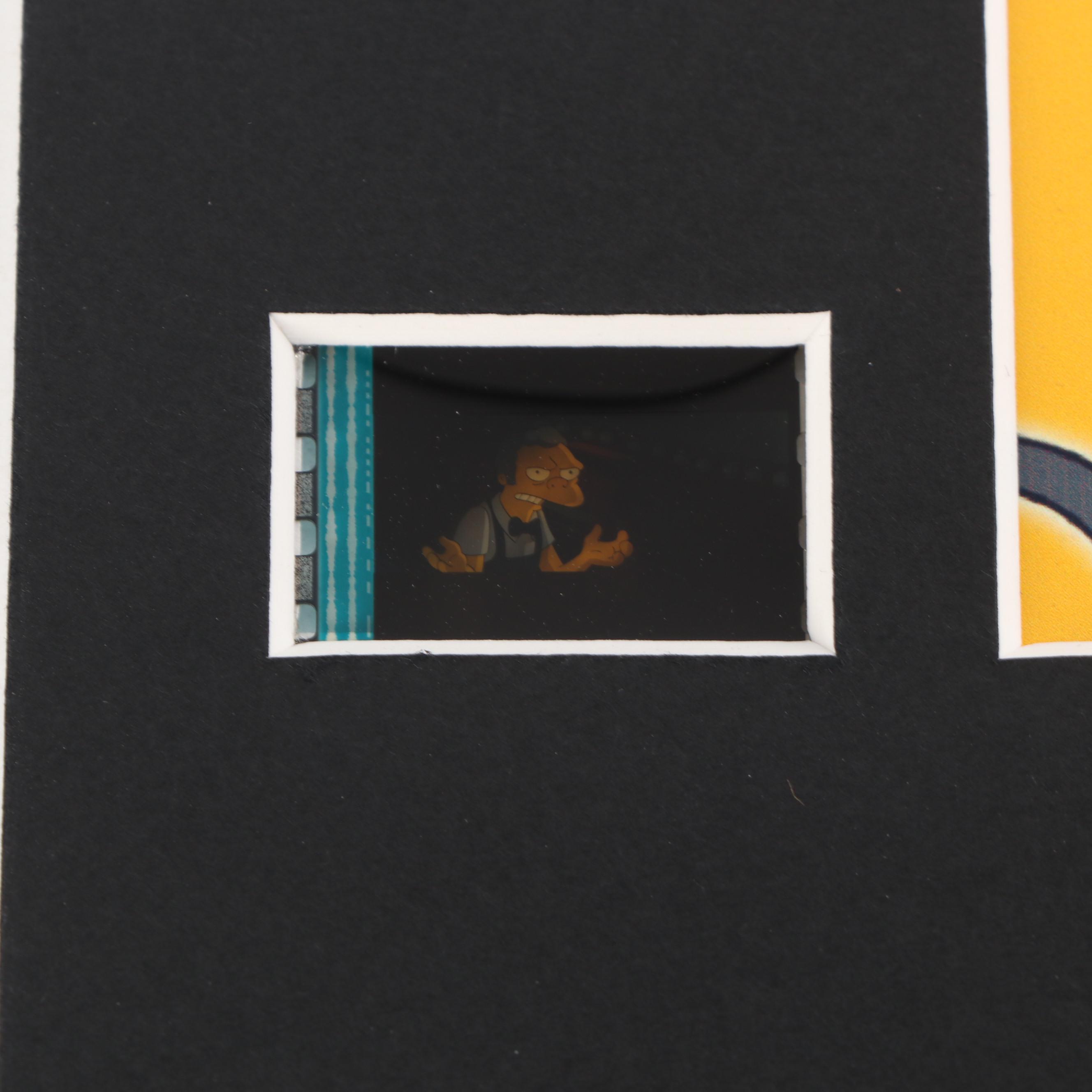 "The Simpsons" Original Film Cels in Limited Edition Presentation