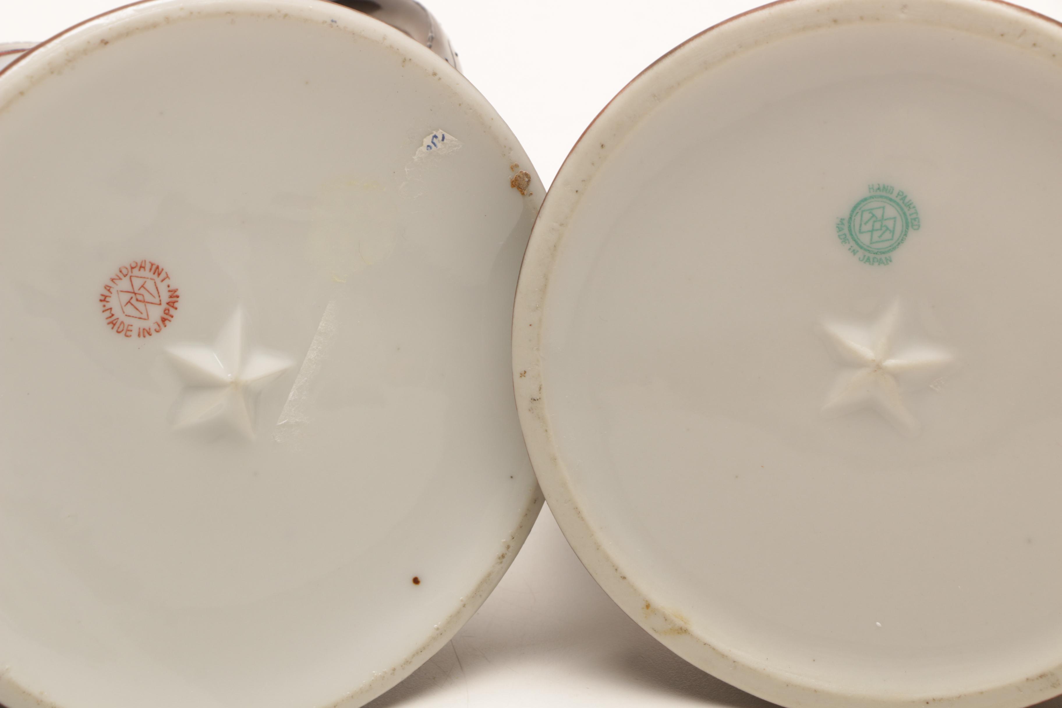 Takito Japanese Moriage Dragonware Porcelain Tea Set