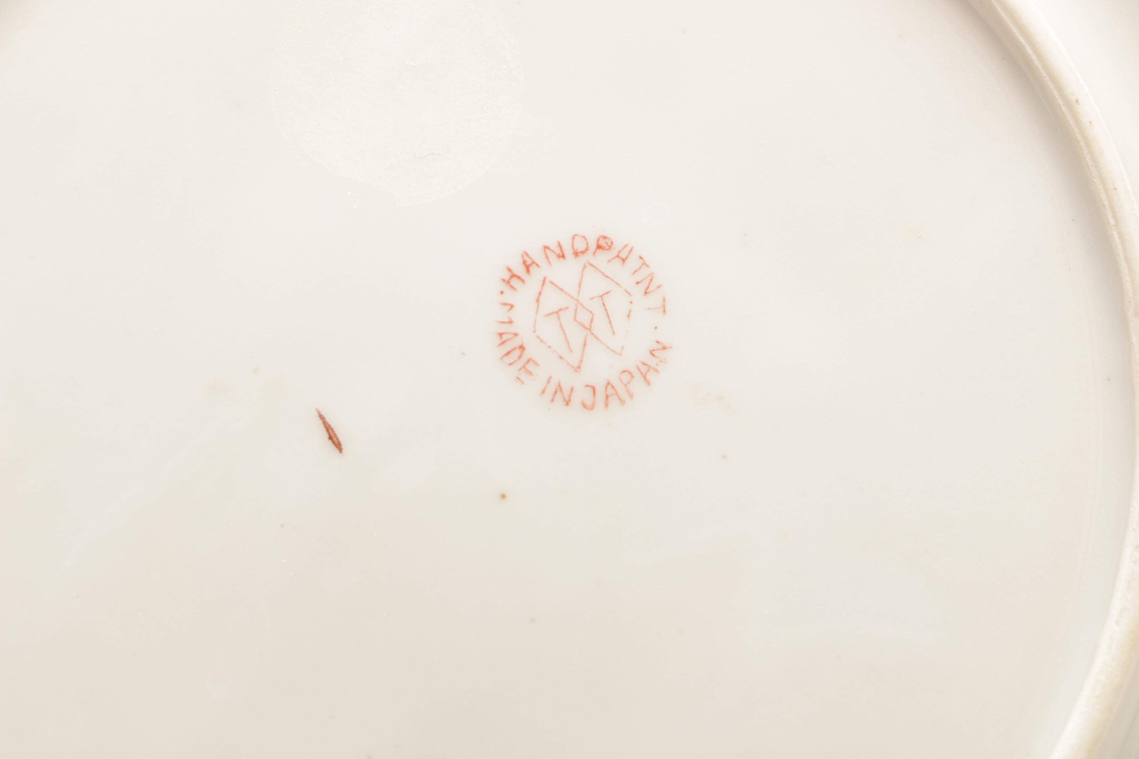 Takito Japanese Moriage Dragonware Porcelain Tea Set