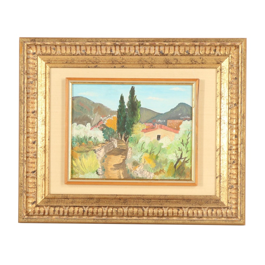 Pap Reeves Oil Painting of Tuscan Landscape