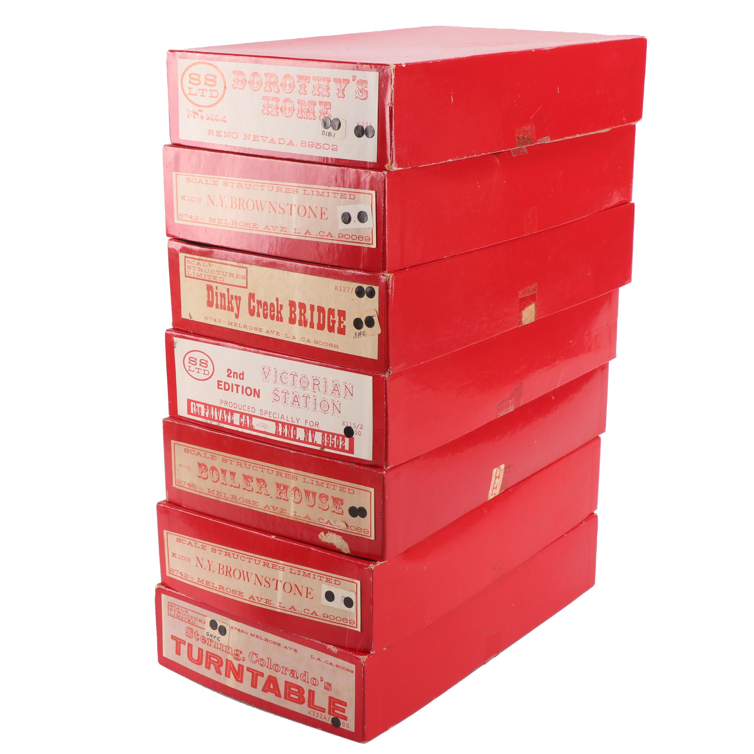 Scale Structures Ltd. Building and Structure Model Kits, Mid-20th Century