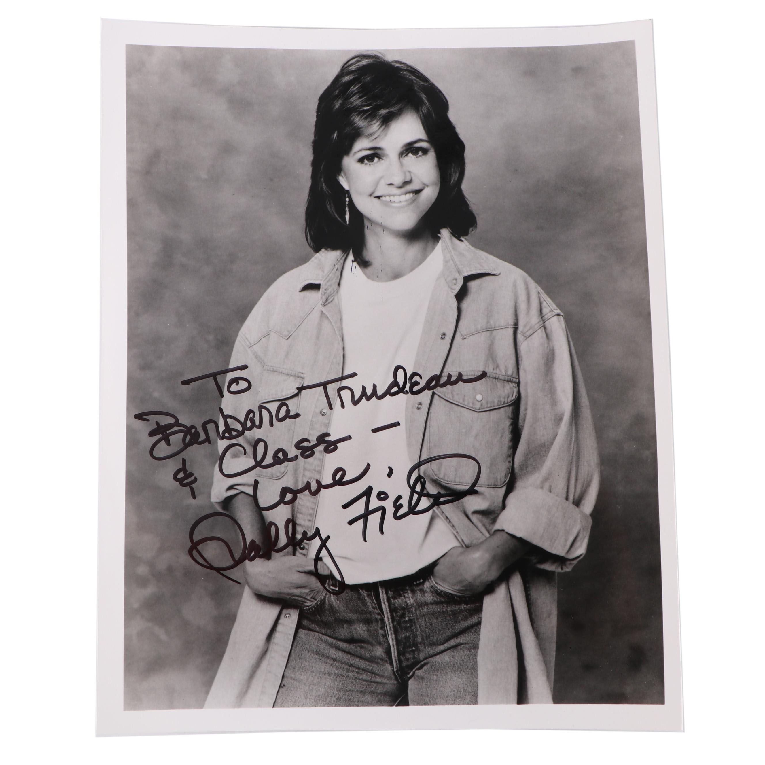 Sally Field Autographed Photograph with Inscription