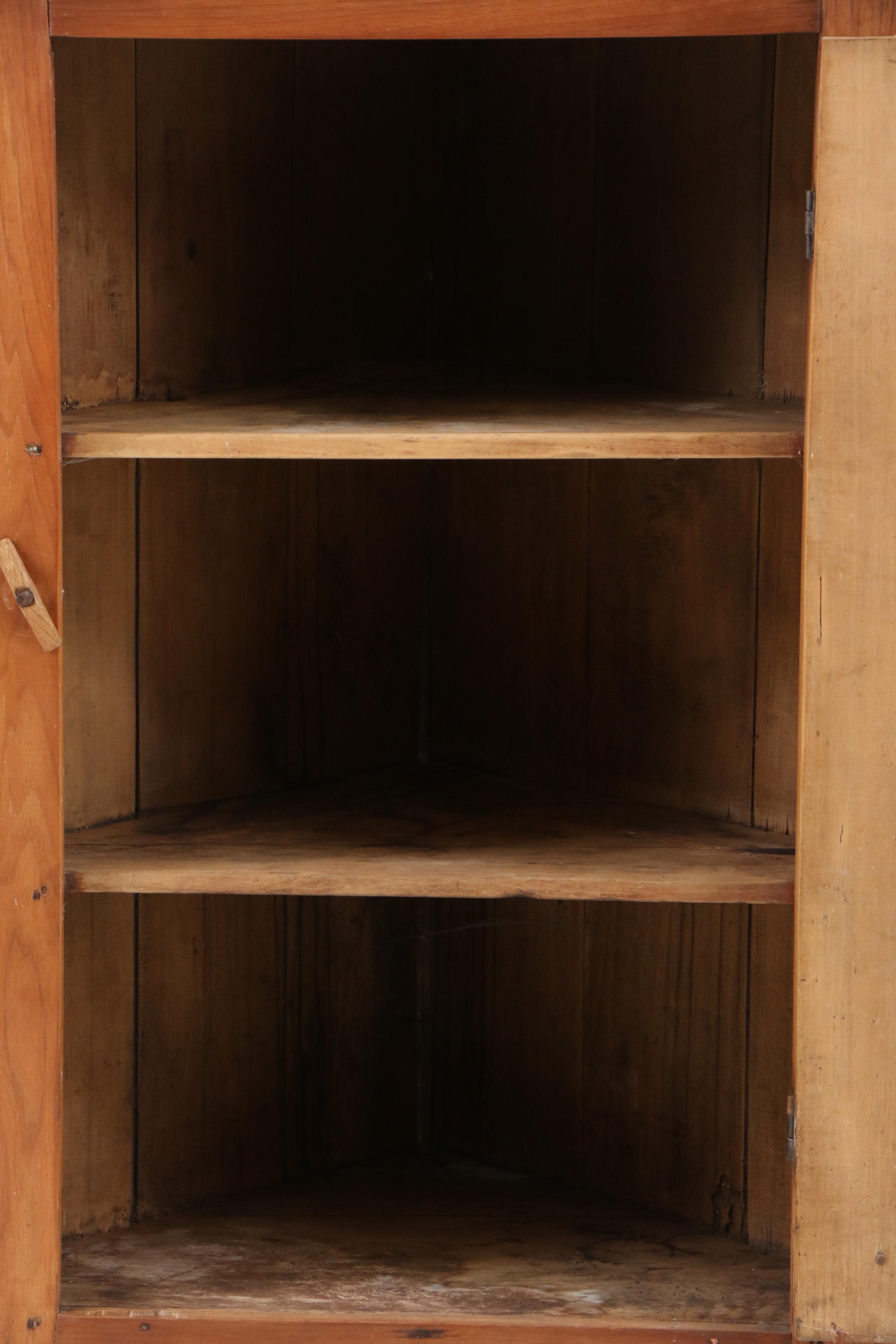 Bench Made Poplar Corner Cabinet