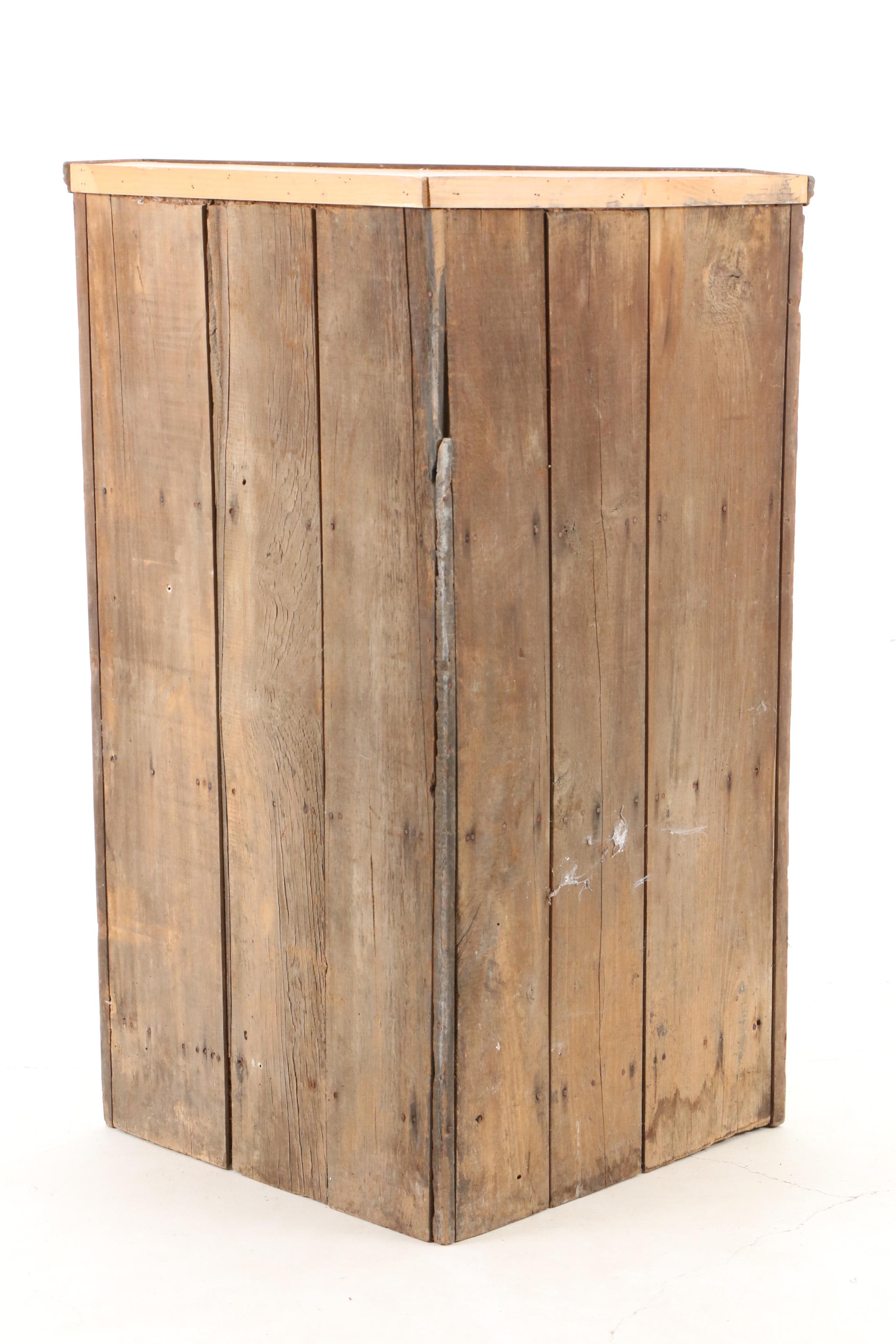 Bench Made Poplar Corner Cabinet