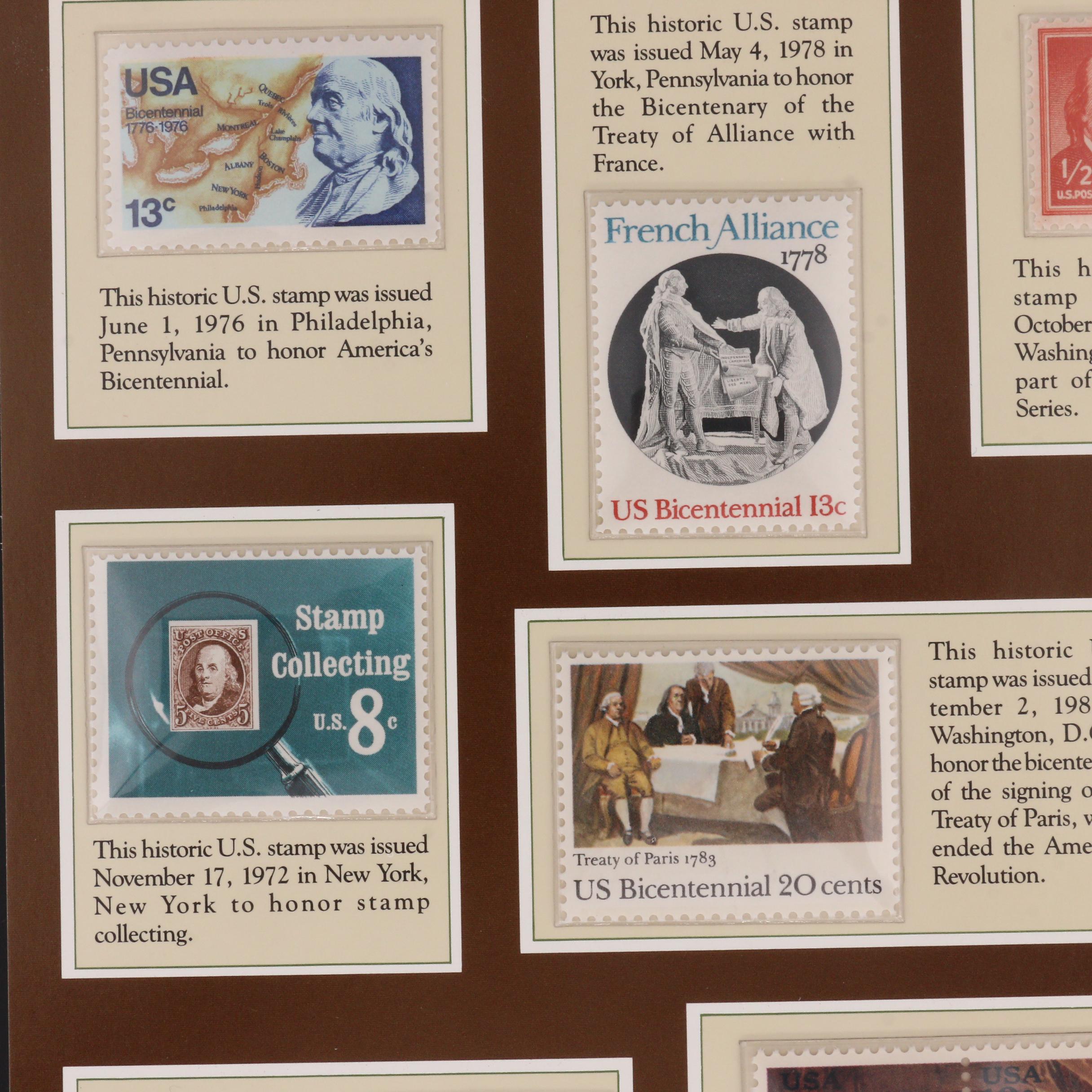 United States Benjamin Franklin Stamp Folio