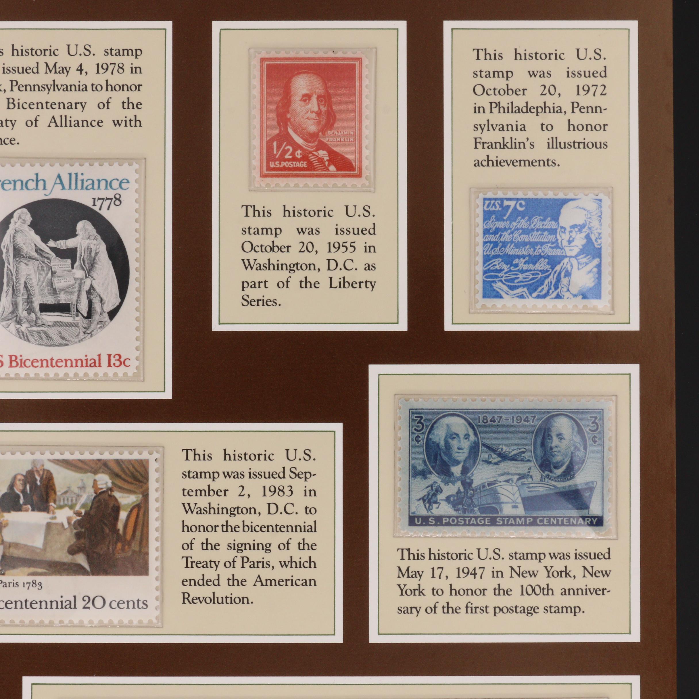 United States Benjamin Franklin Stamp Folio