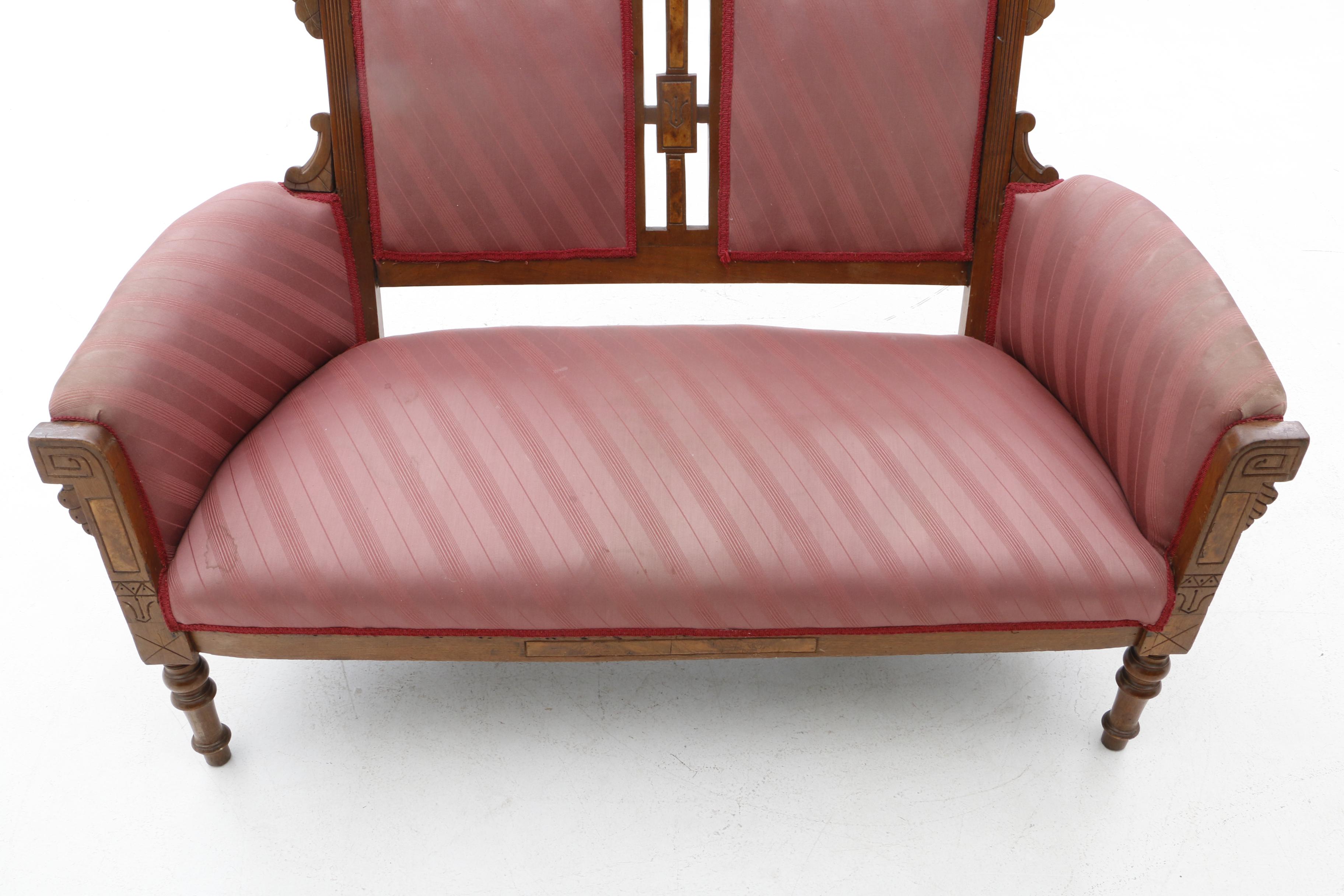 Eastlake Settee in Walnut