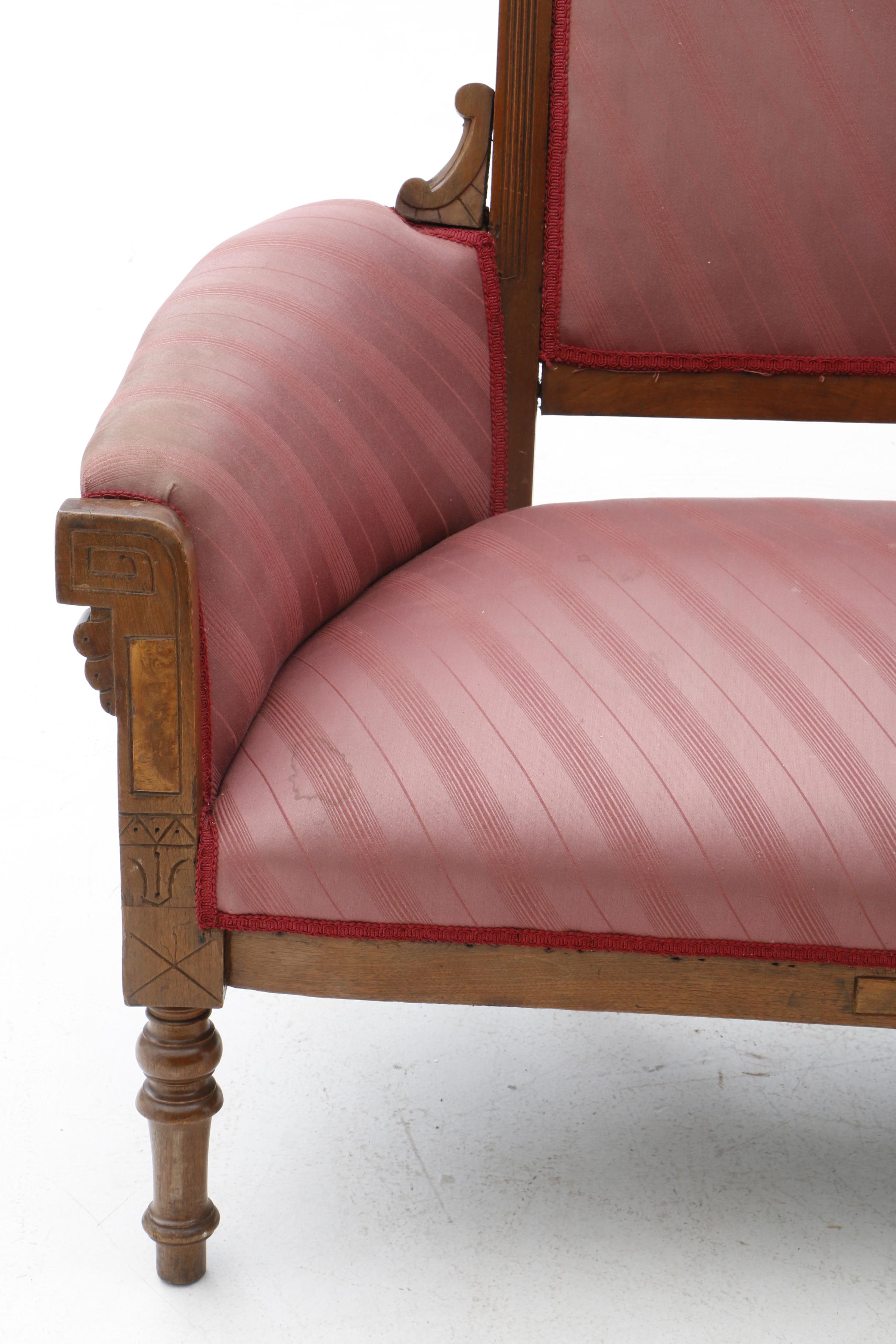 Eastlake Settee in Walnut