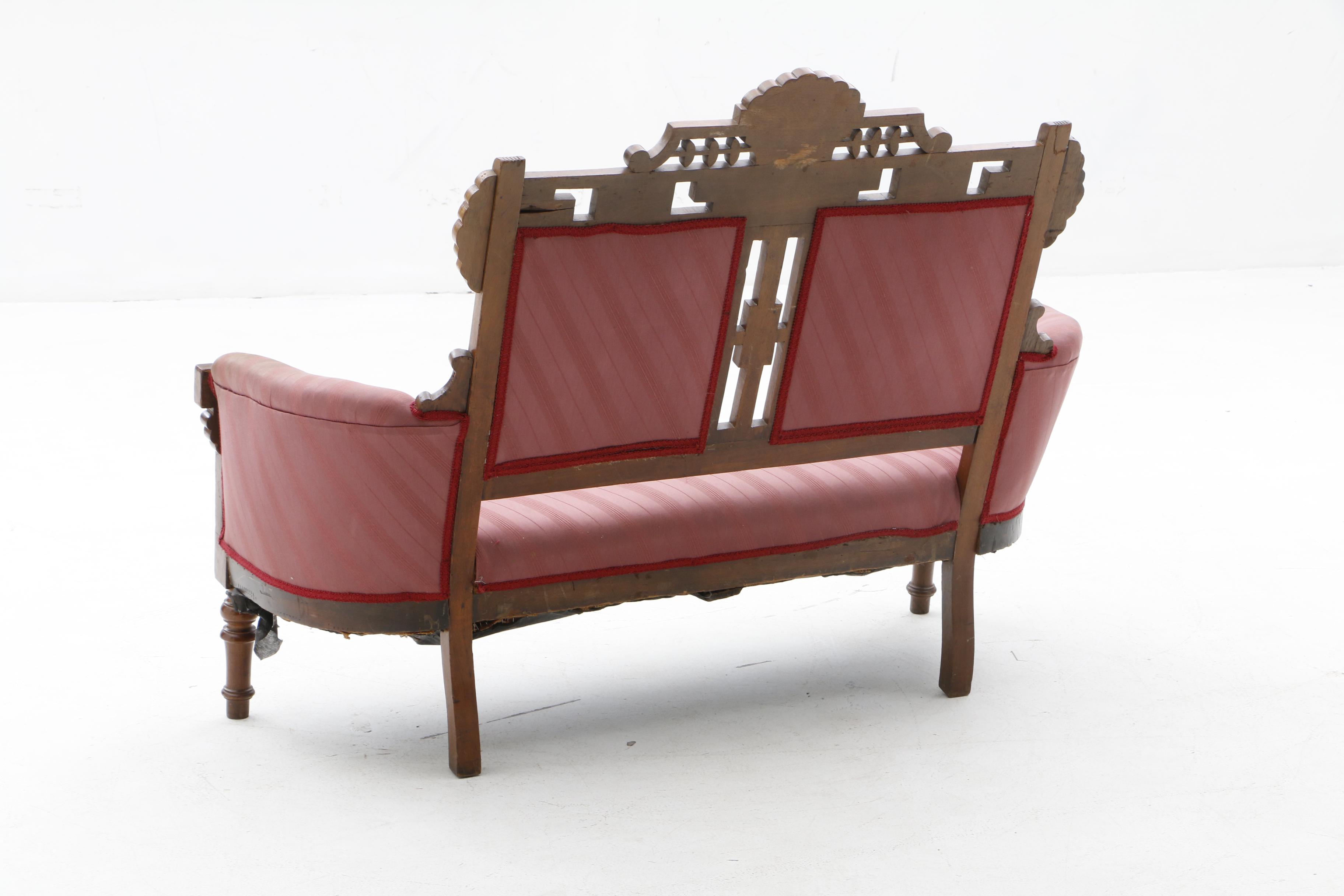 Eastlake Settee in Walnut