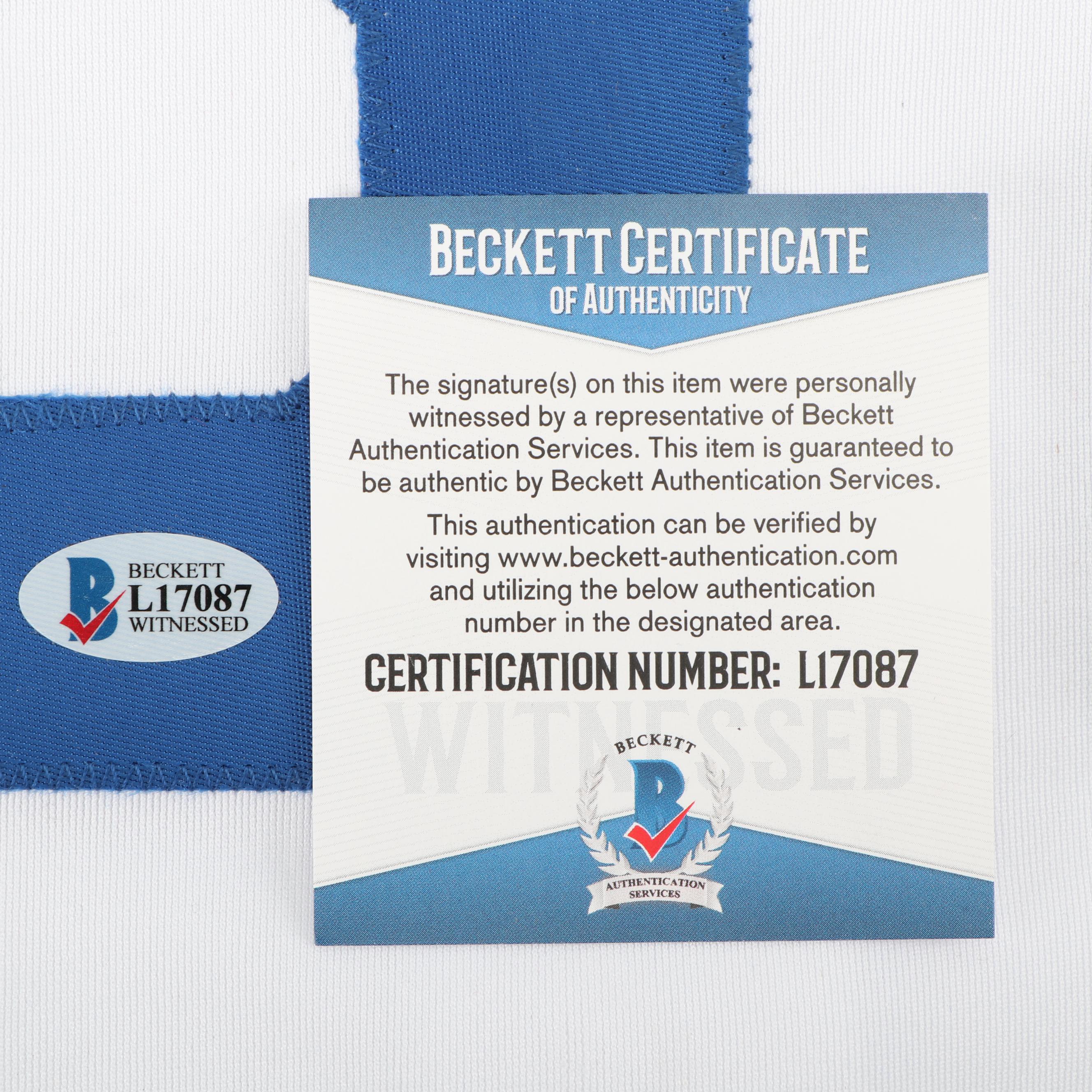Mike Piazza Autographed Los Angeles Dodgers Jersey - Beckett COA