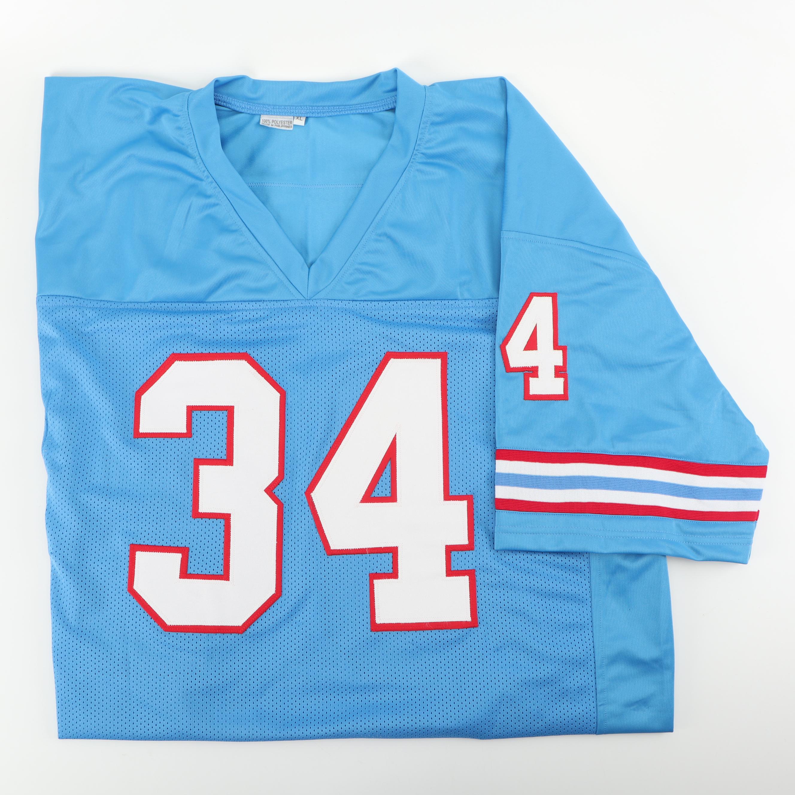 Earl Campbell Autographed Houston Oilers Jersey - JSA COA