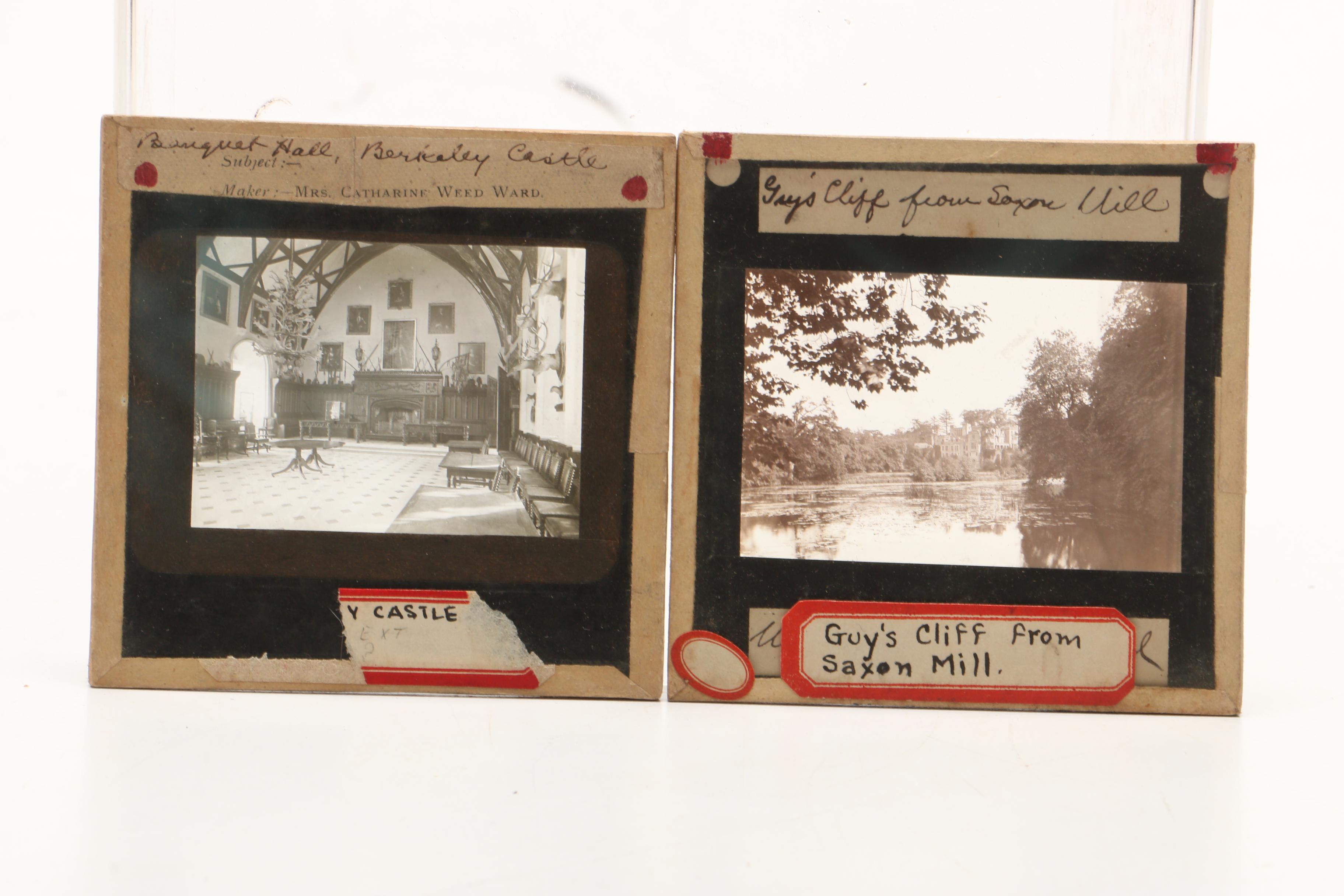 Glass Plate Slides of England and Shakespeare, Mid to Late 19th Century