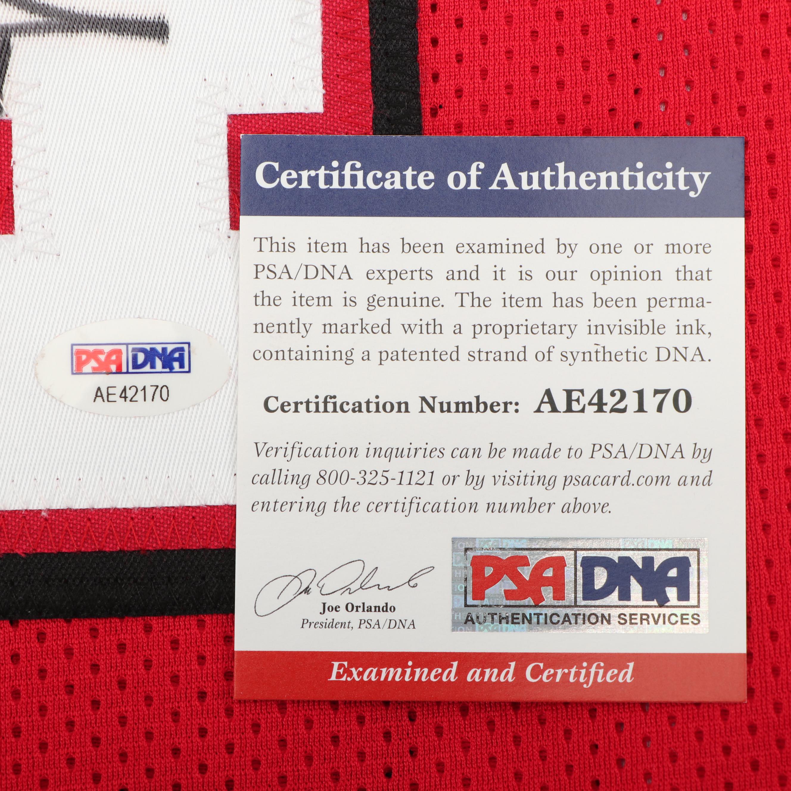 Larry Johnson Autographed University of Las Vegas Jersey - PSA/DNA COA