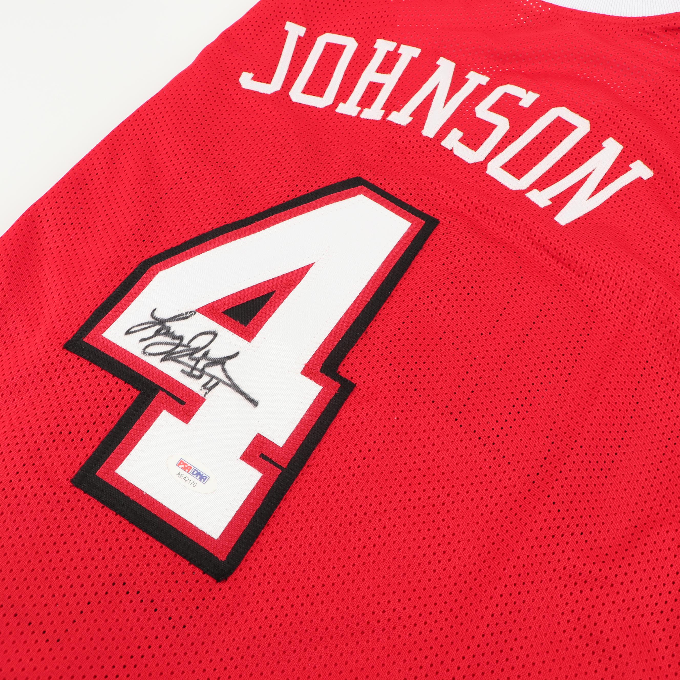 Larry Johnson Autographed University of Las Vegas Jersey - PSA/DNA COA
