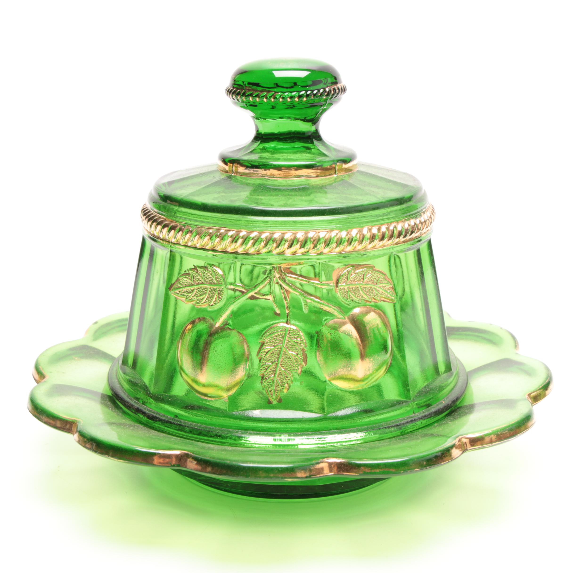 Northwood Carnival Glass "Cherry and Cable" Service Pieces