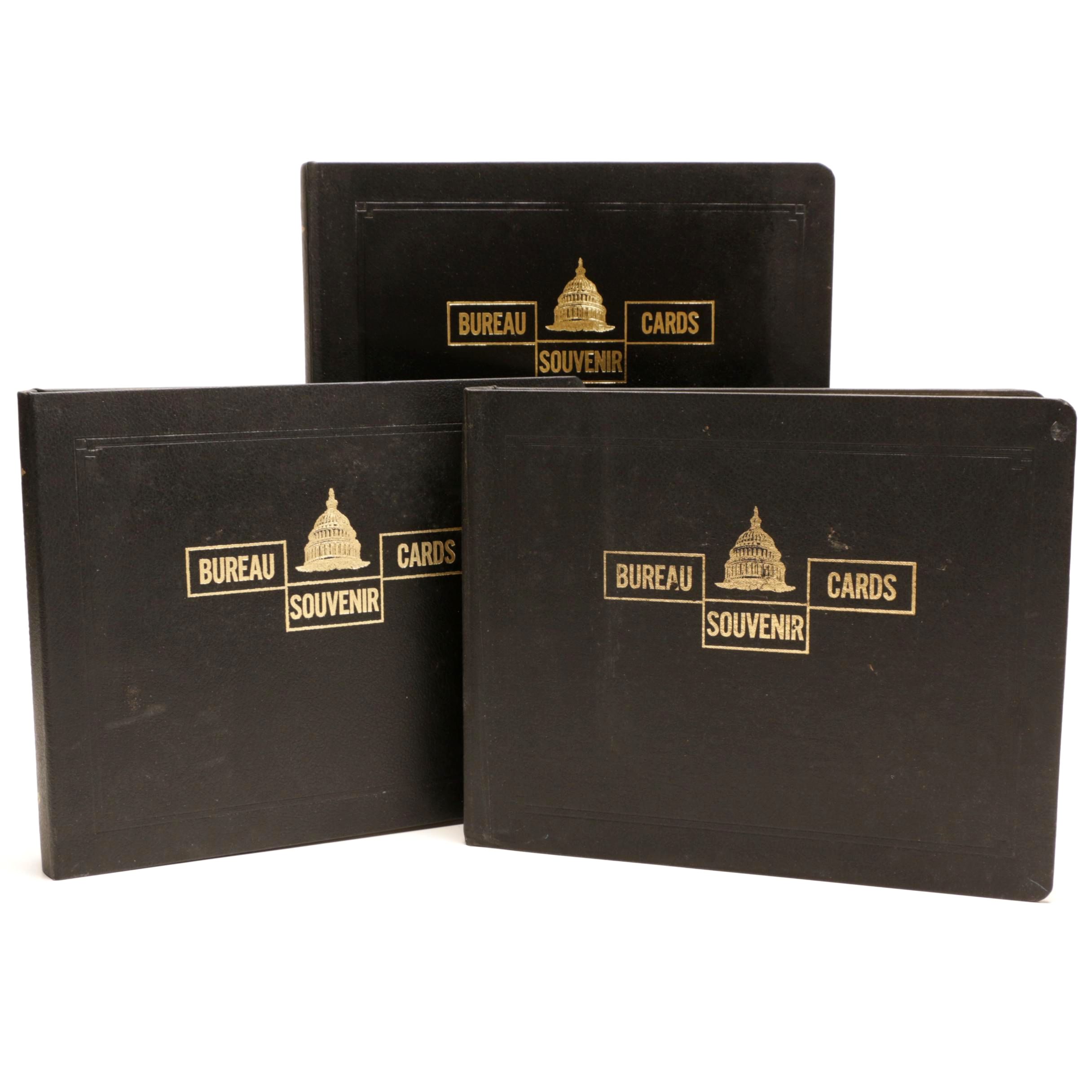 3 Volumes, United States Bureau of Engraving and Printing Souvenir Cards