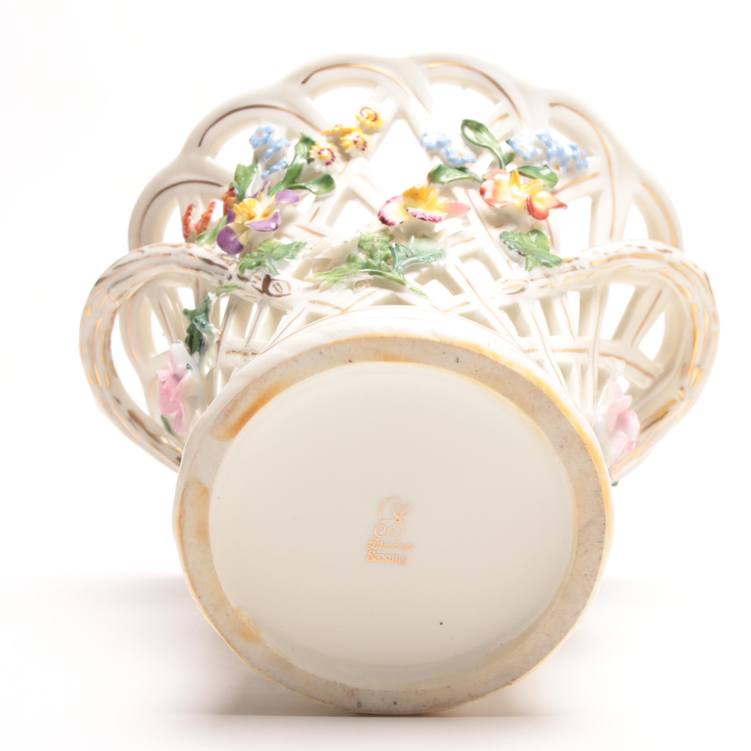 English and German Bone China Serving Vessels