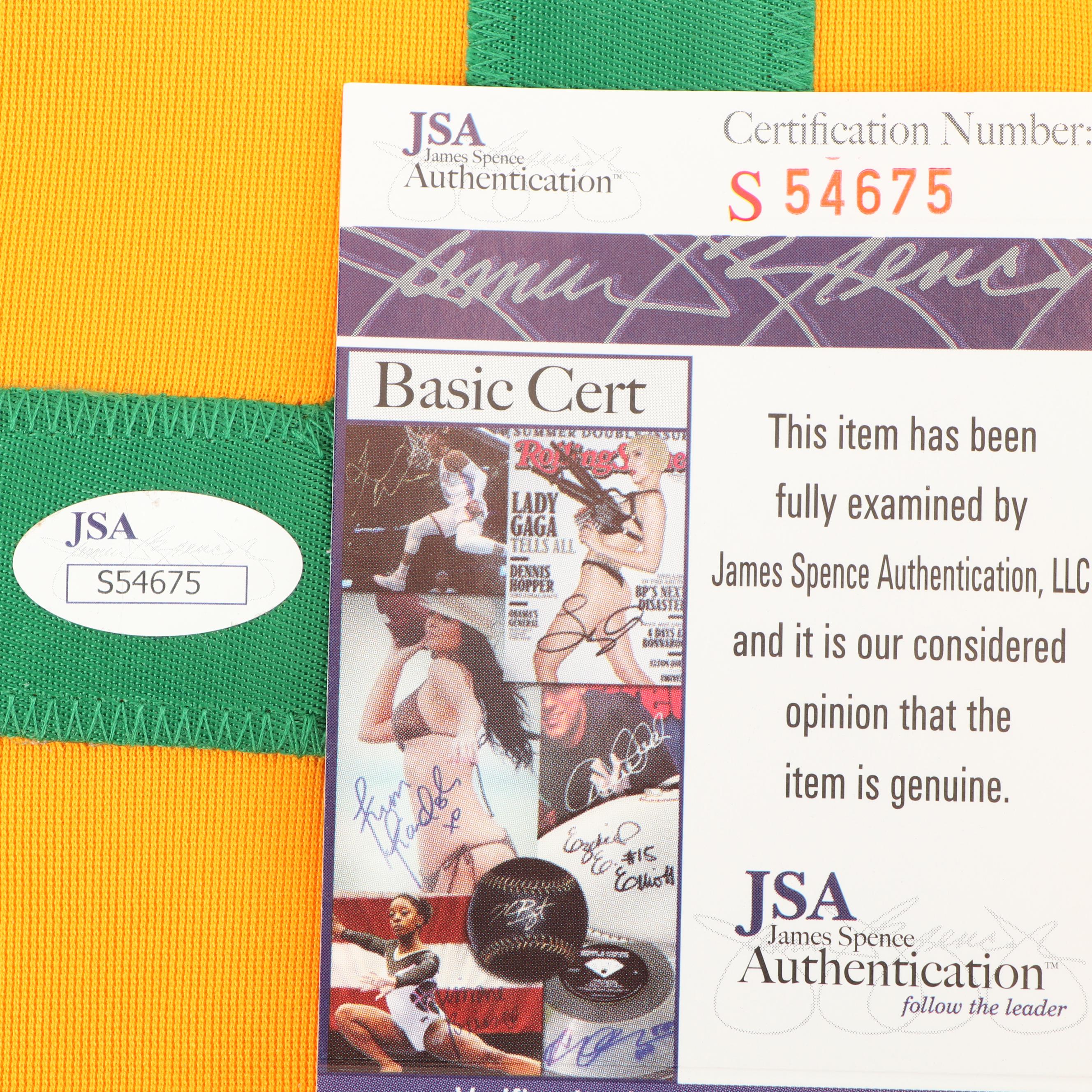 Jose Canseco Autographed Oakland A's Jersey - JSA COA