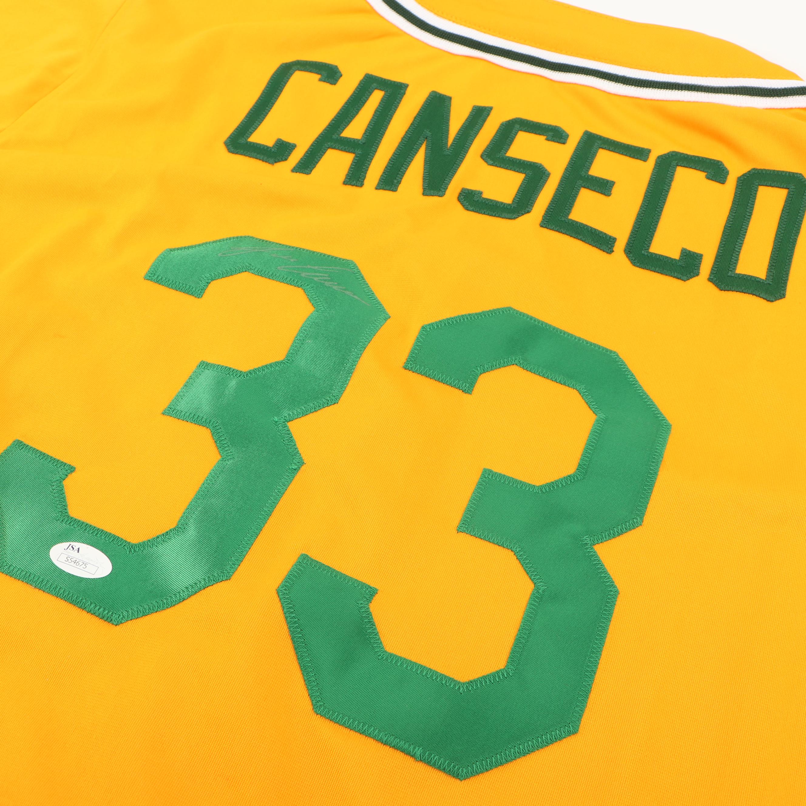 Jose Canseco Autographed Oakland A's Jersey - JSA COA