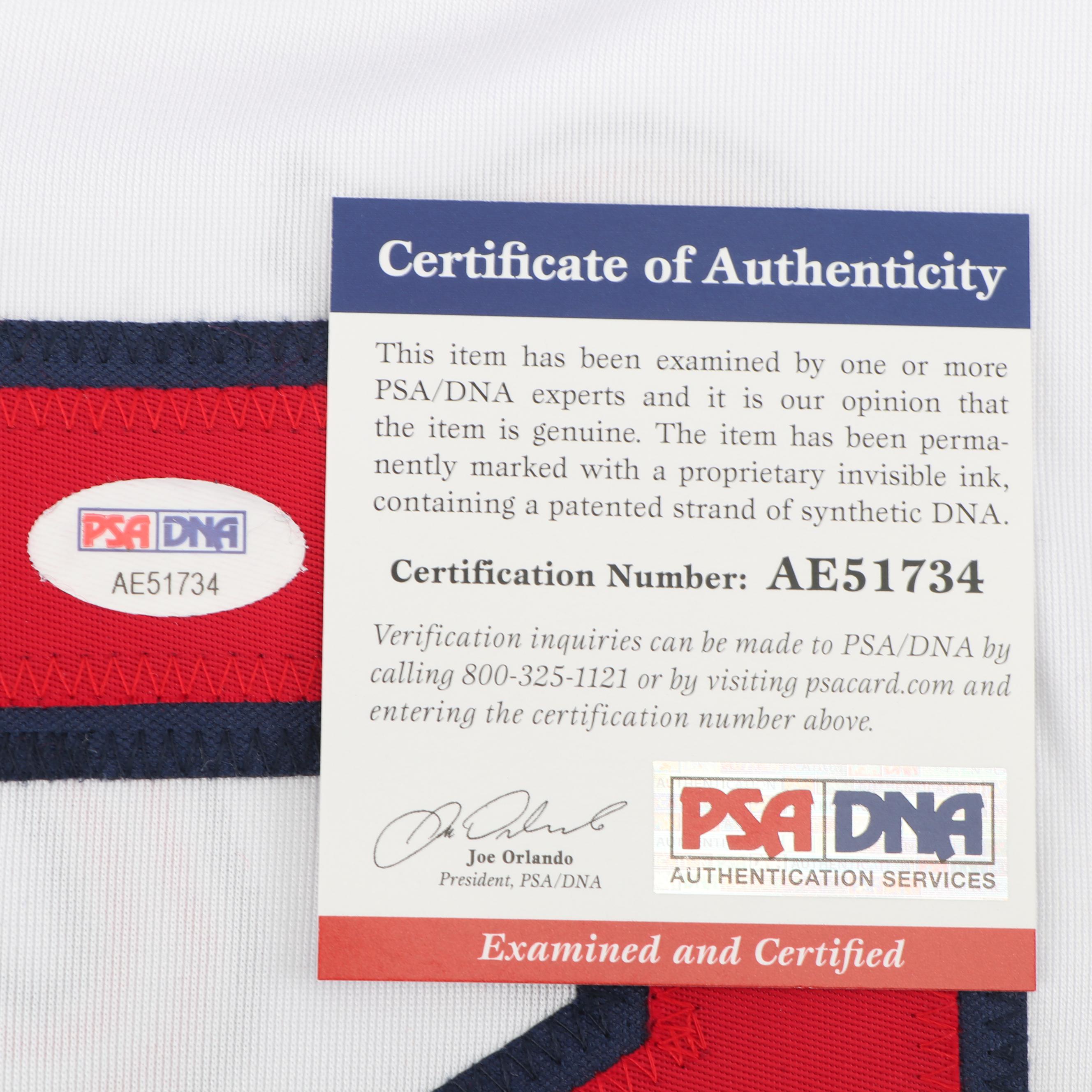 Luis Tiant Autographed Boston Red Sox Jersey - PSA/DNA COA