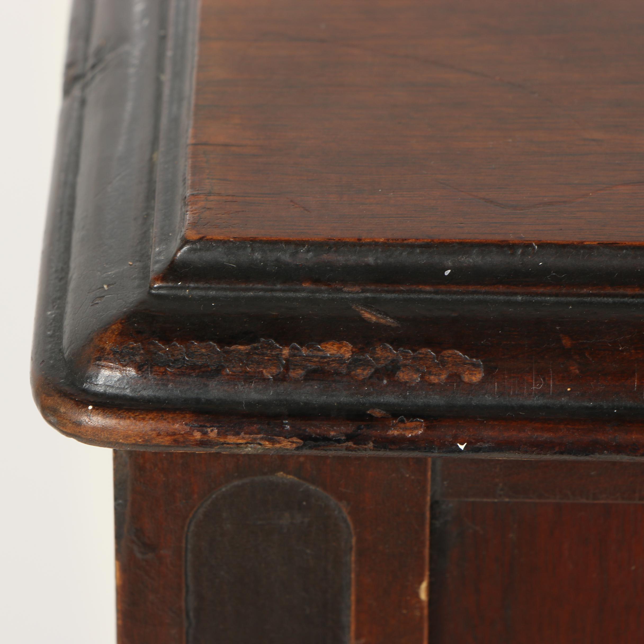 Jacobean Revival Style Mahogany Cabinet, Mid-20th Century