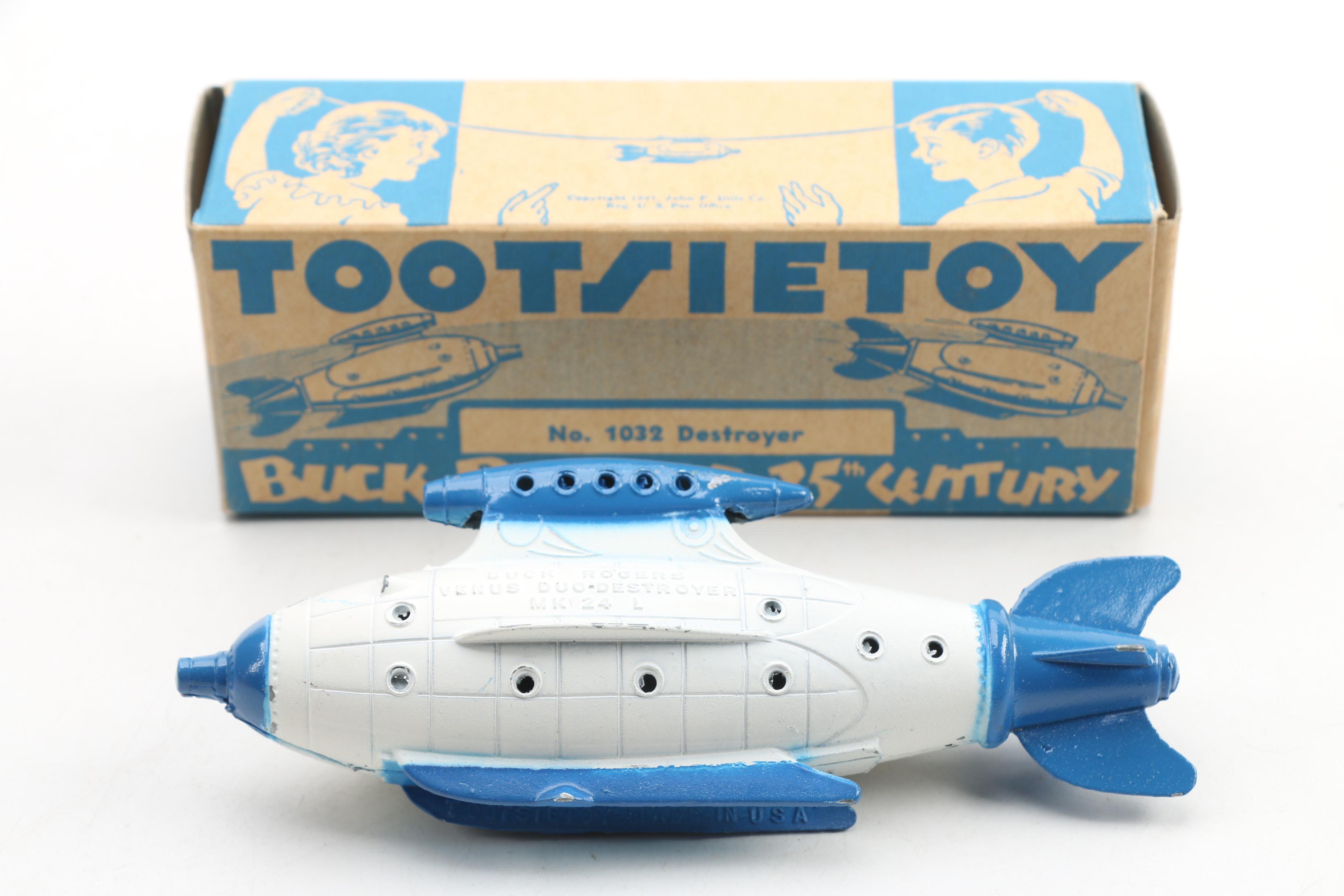 Tootsie Toy "Buck Rogers in the 25th Century" Die-Cast Rockets, 1937