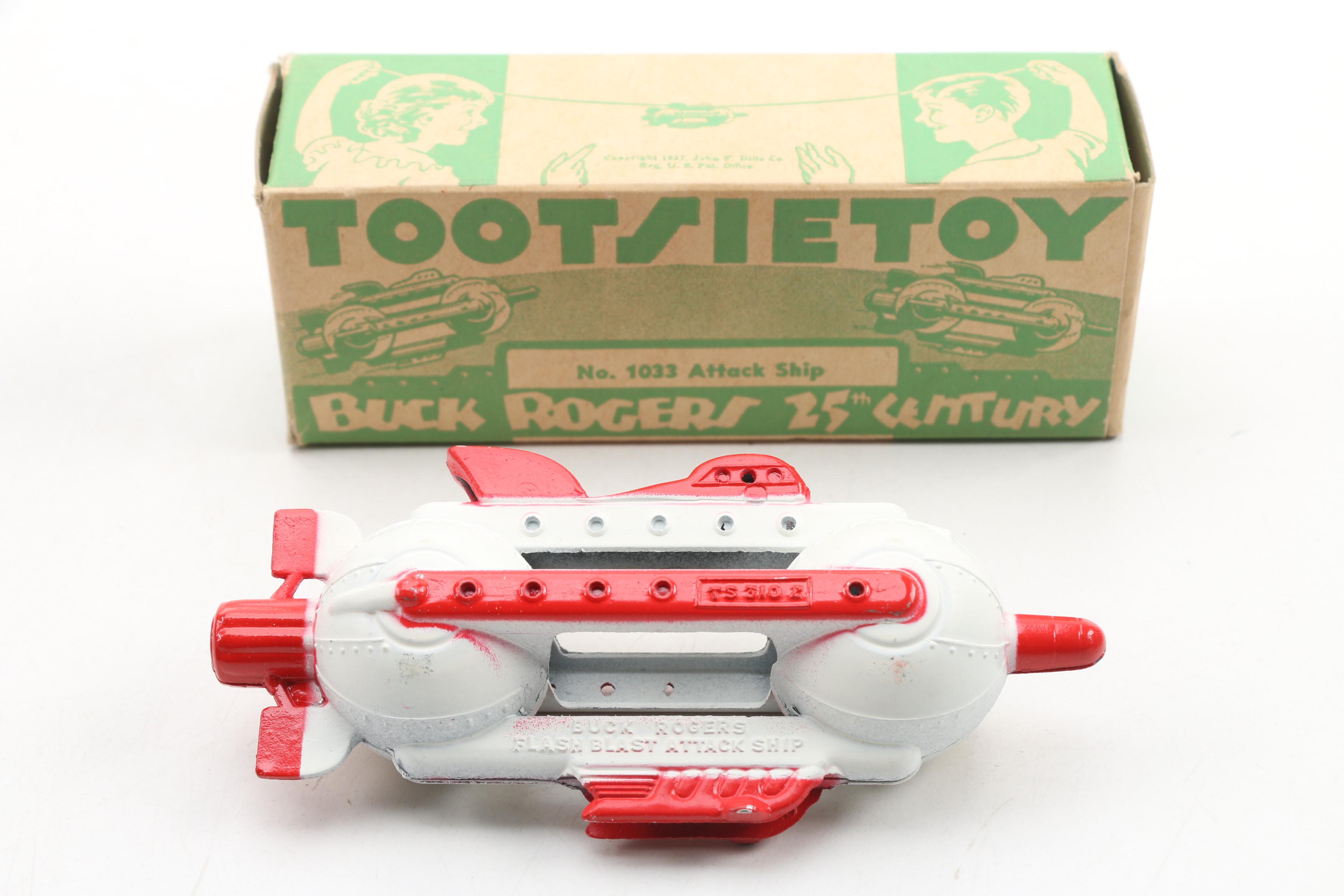 Tootsie Toy "Buck Rogers in the 25th Century" Die-Cast Rockets, 1937