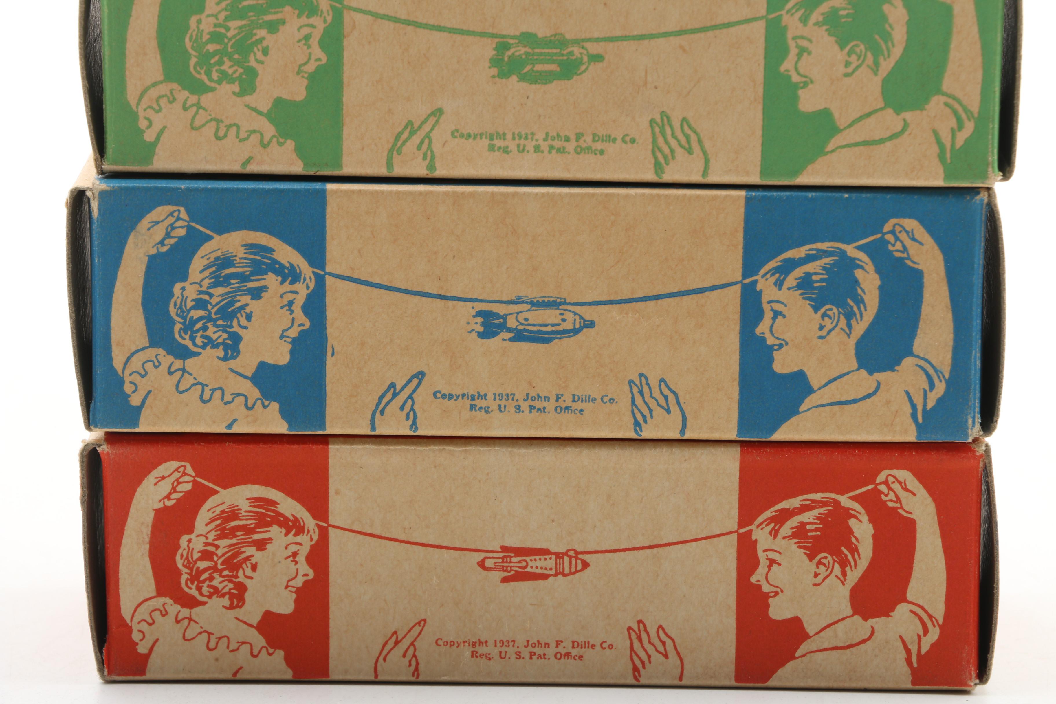 Tootsie Toy "Buck Rogers in the 25th Century" Die-Cast Rockets, 1937