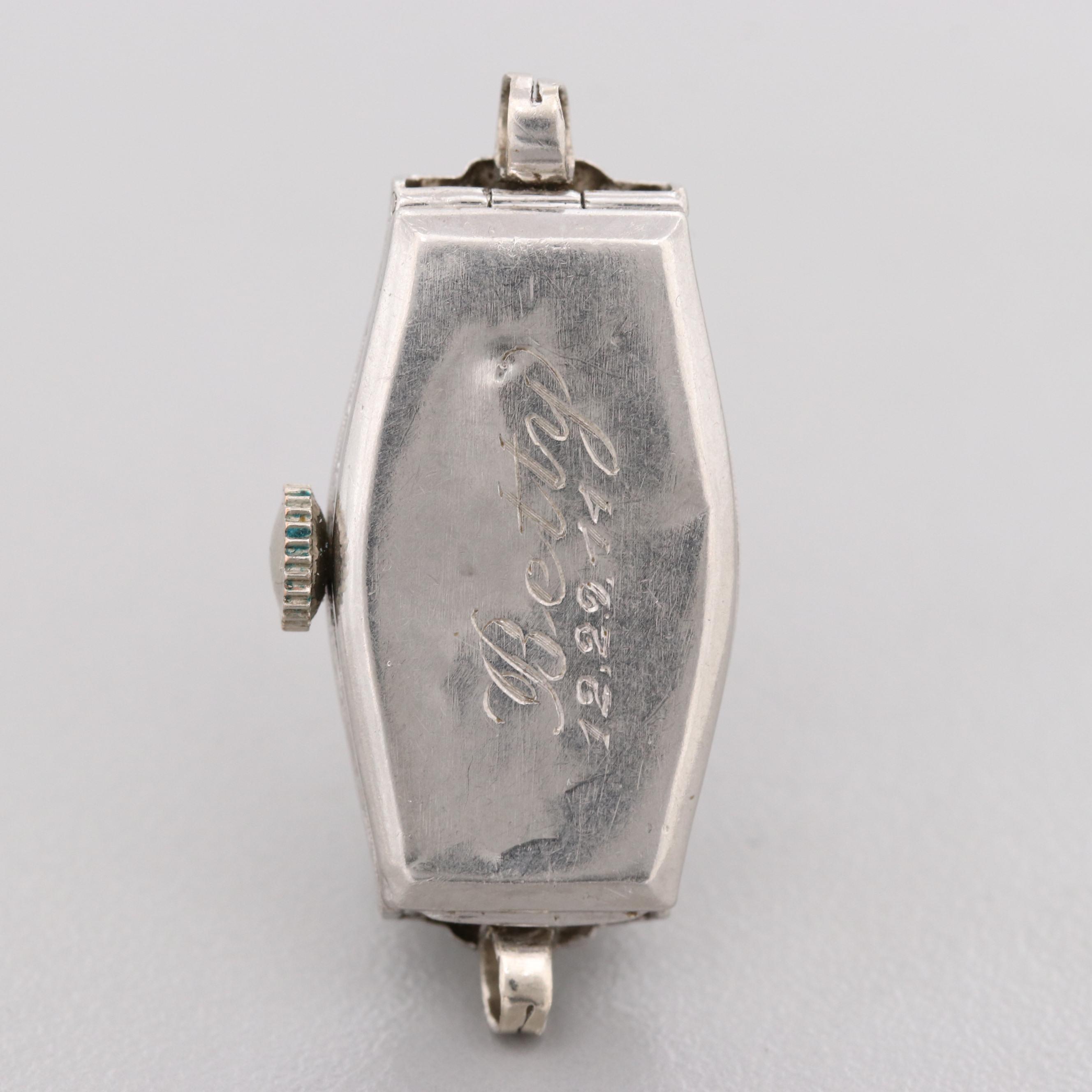 Vintage Glycine Platinum Watch