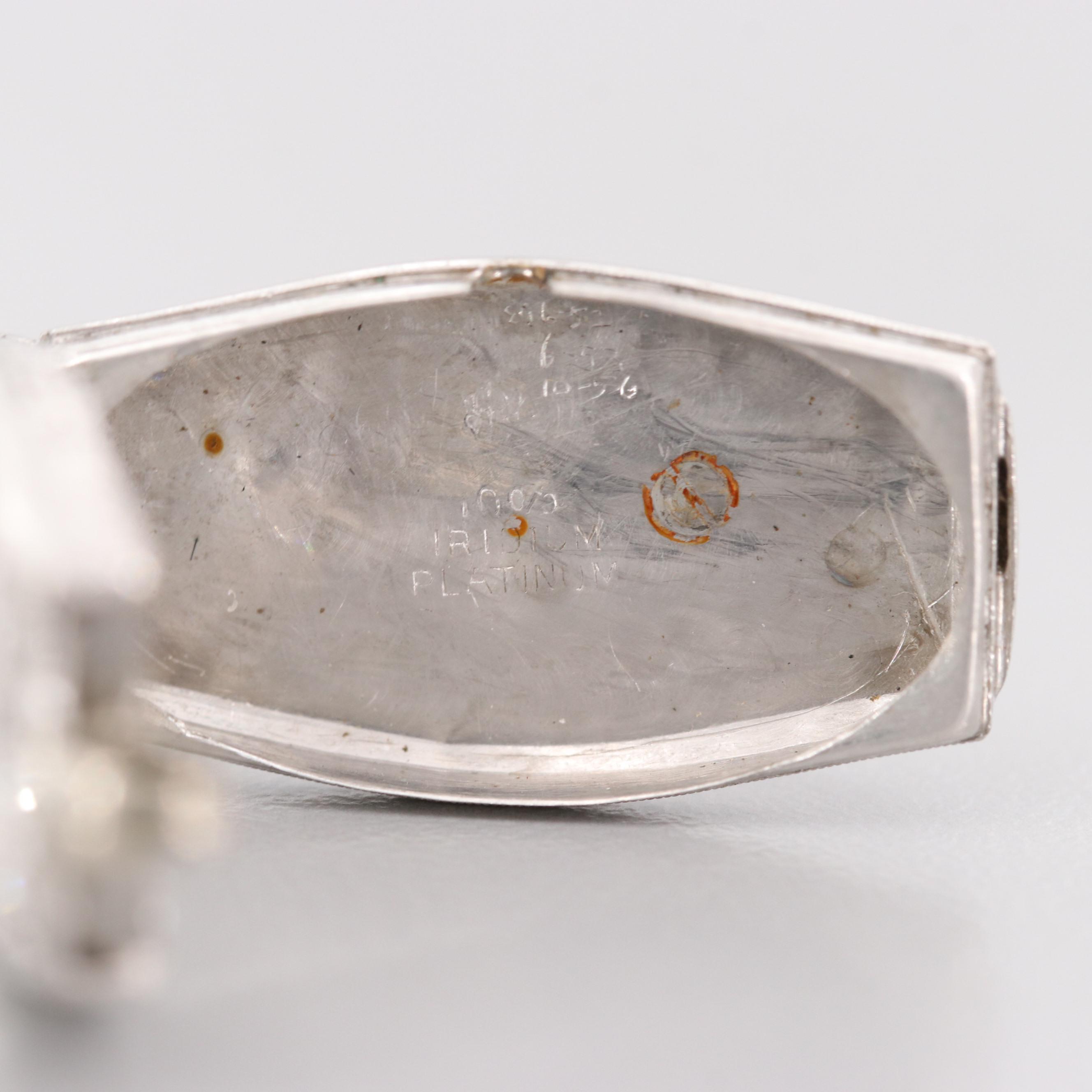 Vintage Glycine Platinum Watch