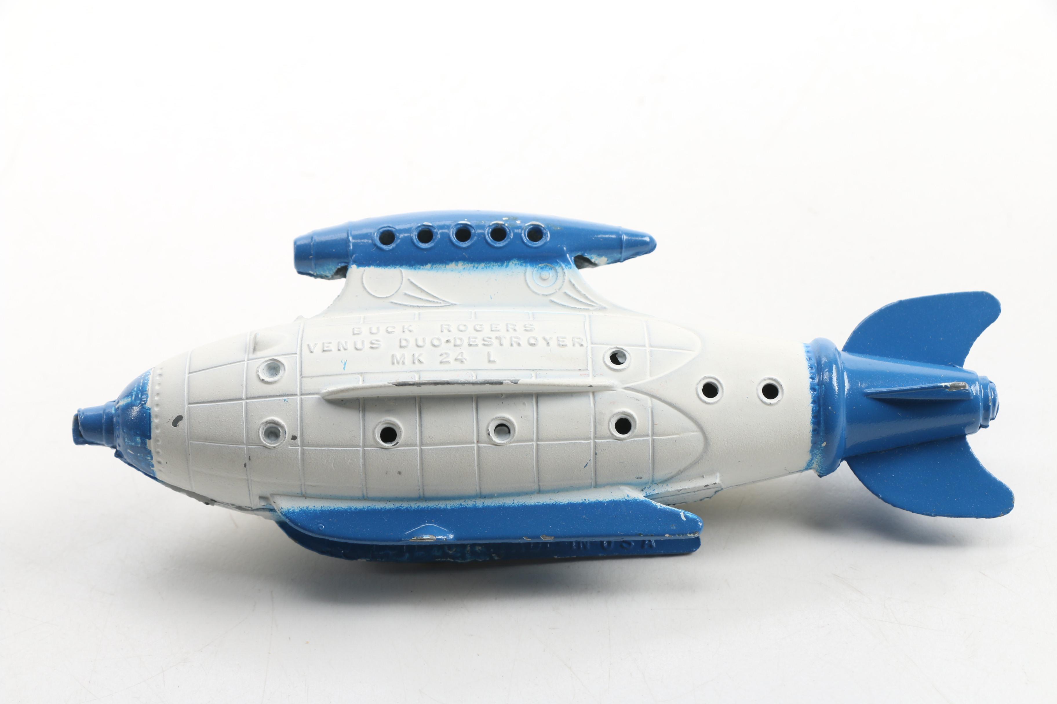 Tootsie Toy "Buck Rogers in the 25th Century" Die-Cast Rockets, 1937