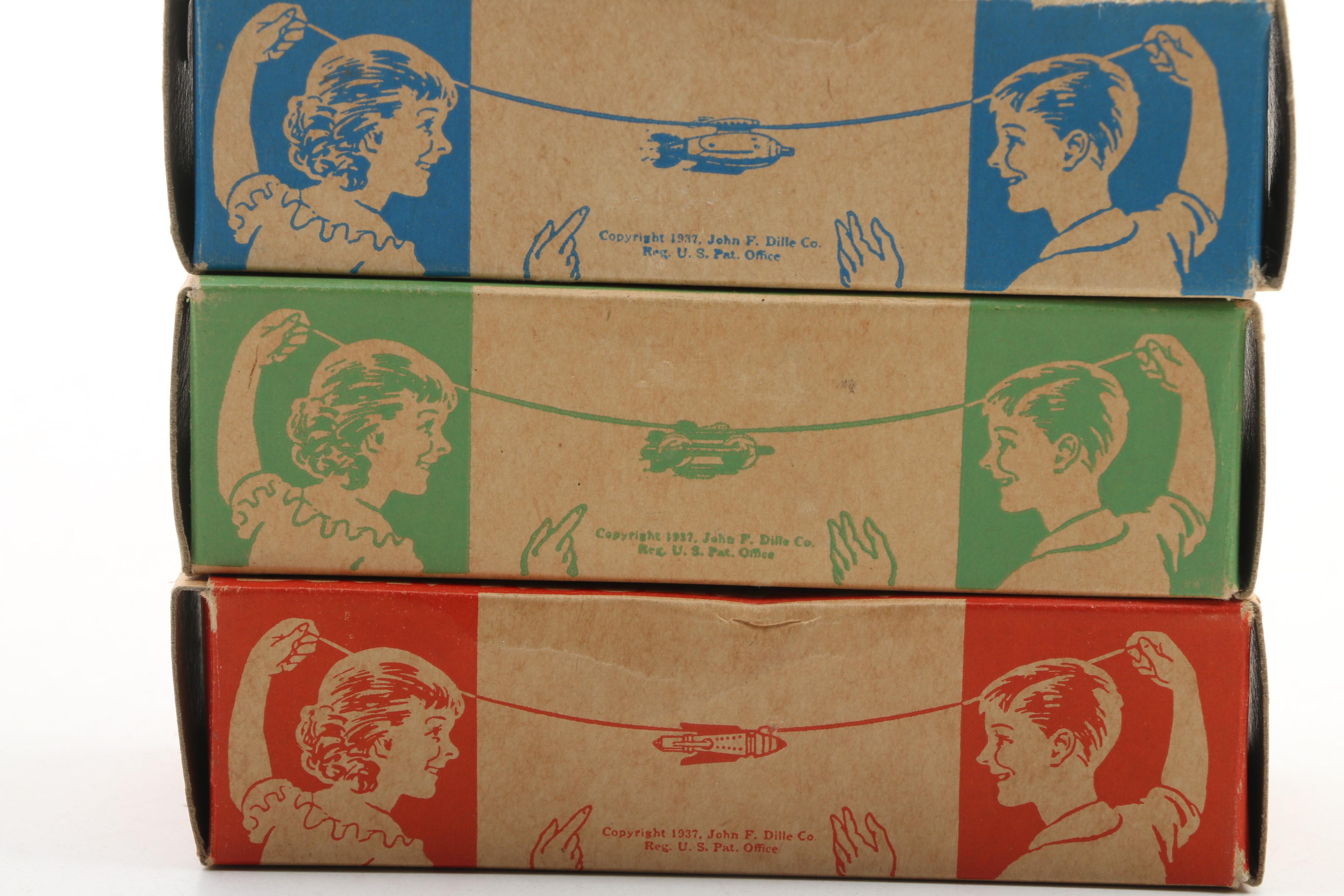 Tootsie Toy "Buck Rogers in the 25th Century" Die-Cast Rockets, 1937