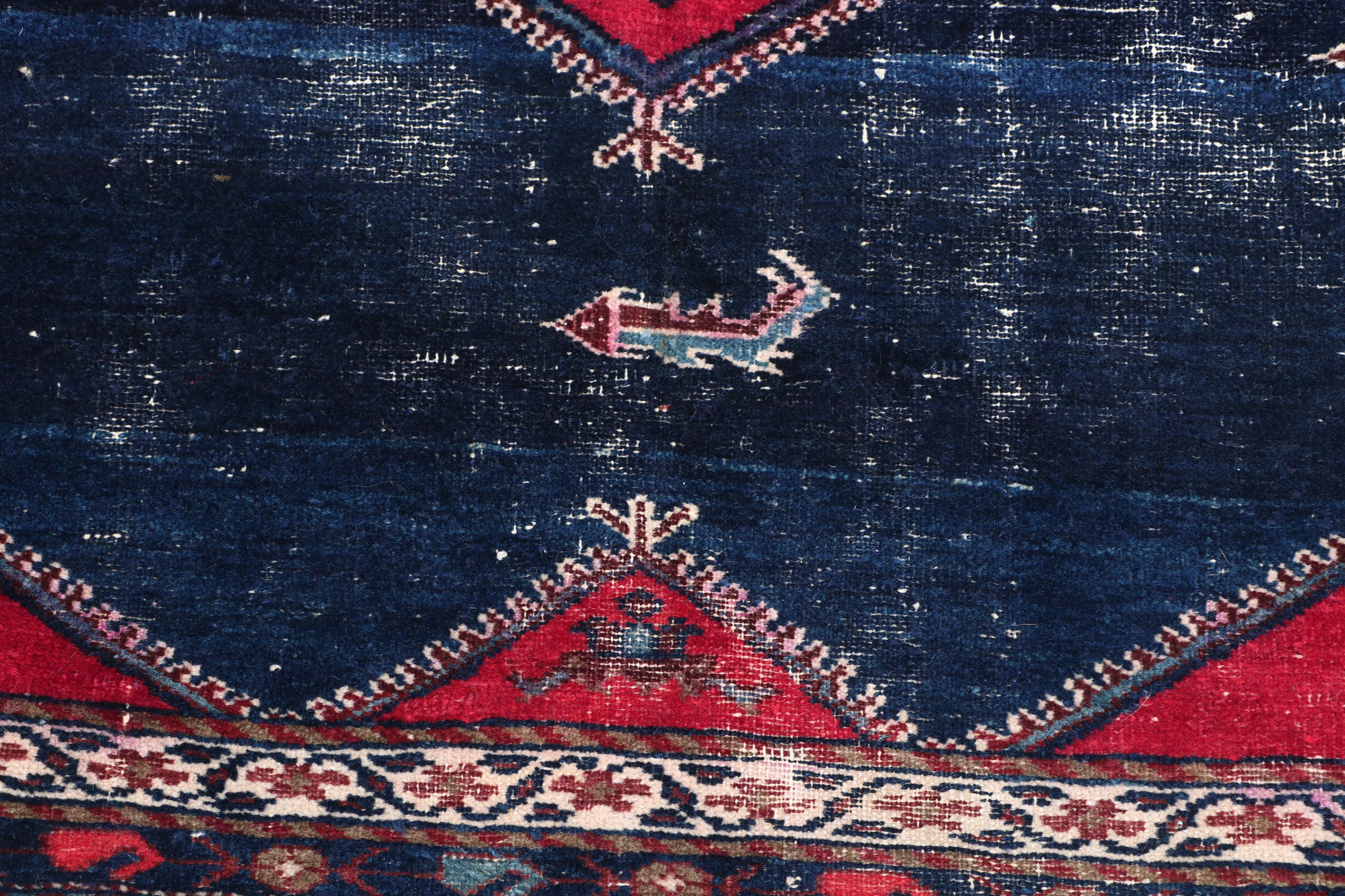 Hand-Knotted Persian Luri Wool Rug