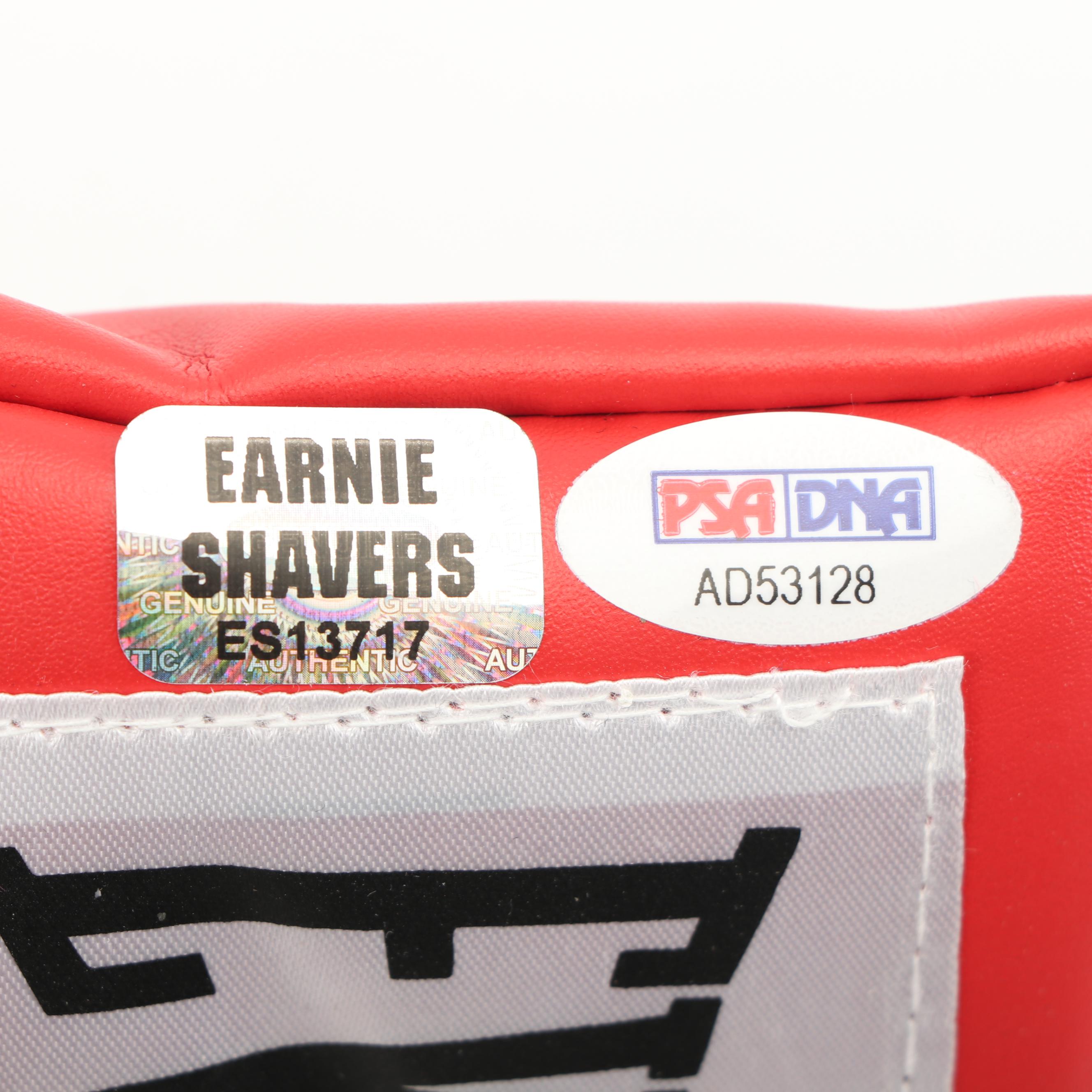 Earnie Shavers Autographed Boxing Glove with Muhammad Ali Quote - PSA/DNA COA