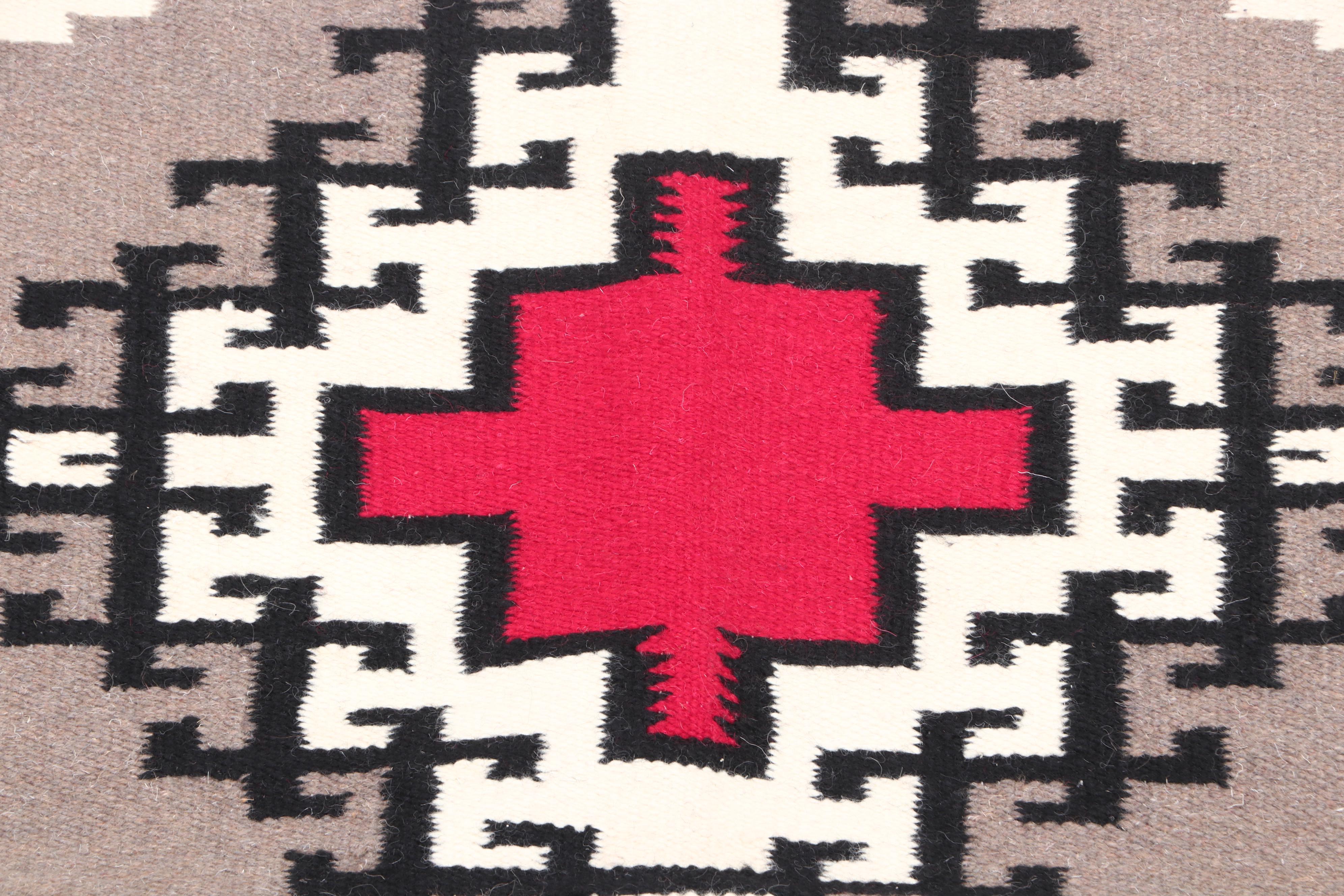 Handwoven Navajo Style Wool Rug