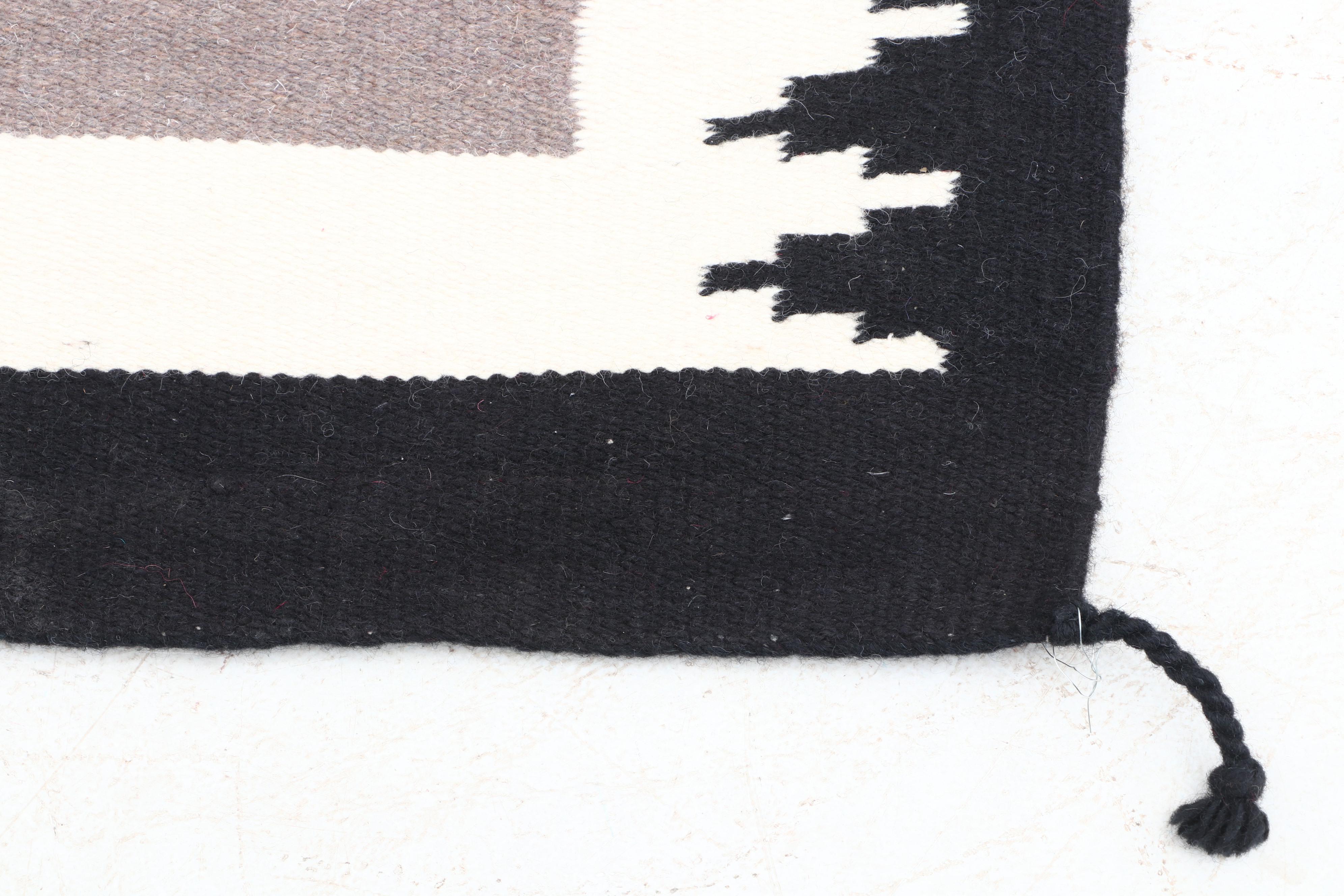 Handwoven Navajo Style Wool Rug