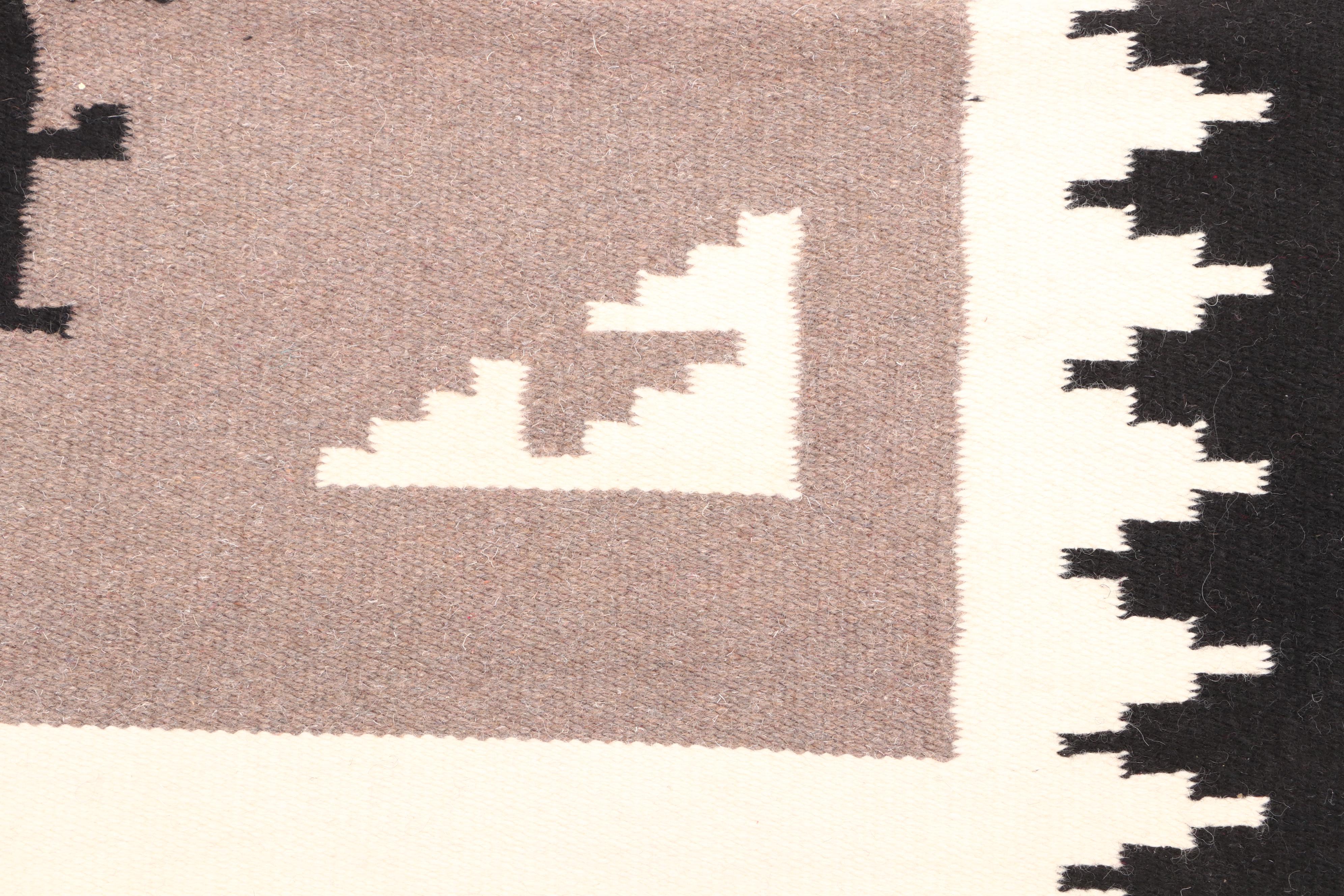 Handwoven Navajo Style Wool Rug