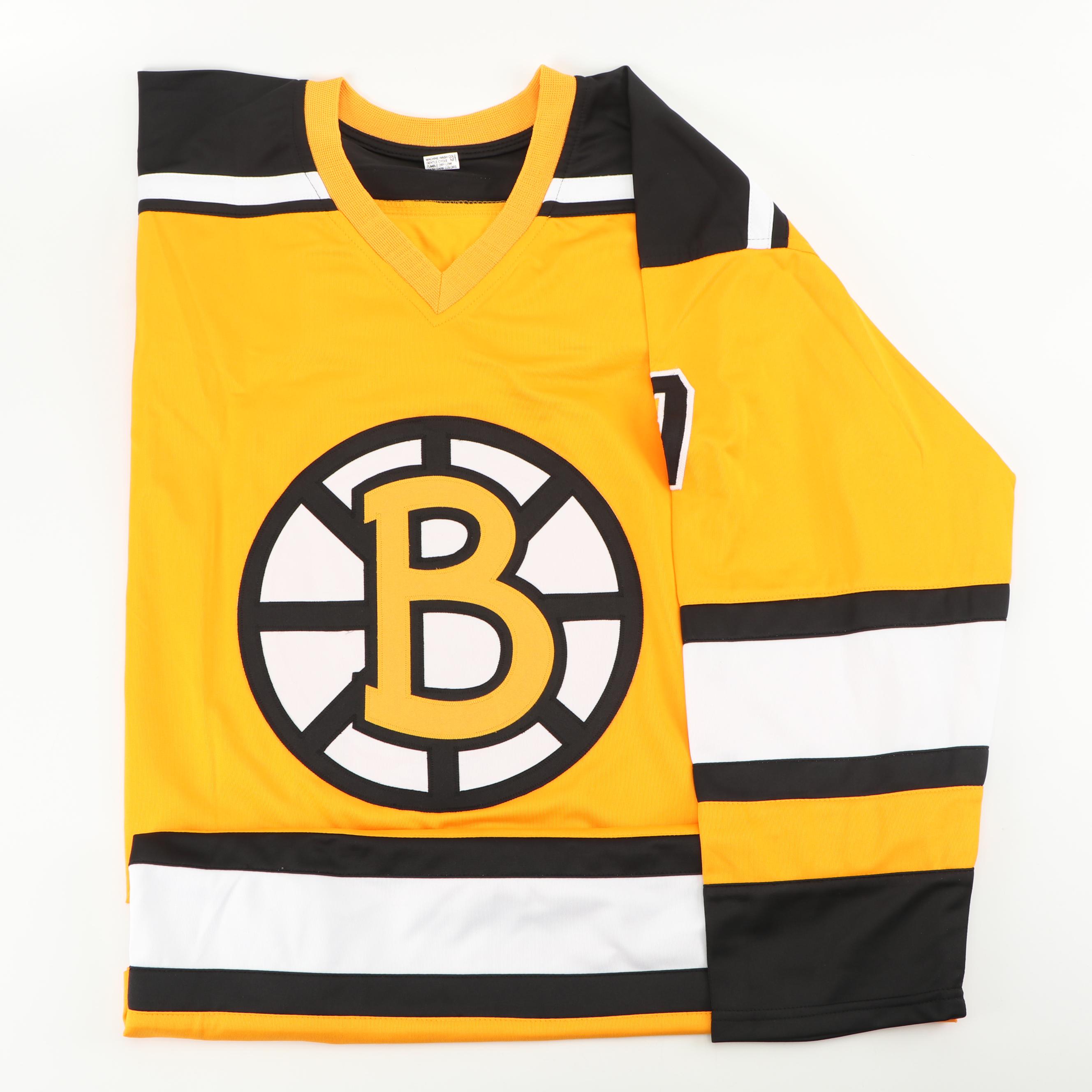 Phil Esposito Autographed Boston Bruins Throwback Jersey - JSA COA