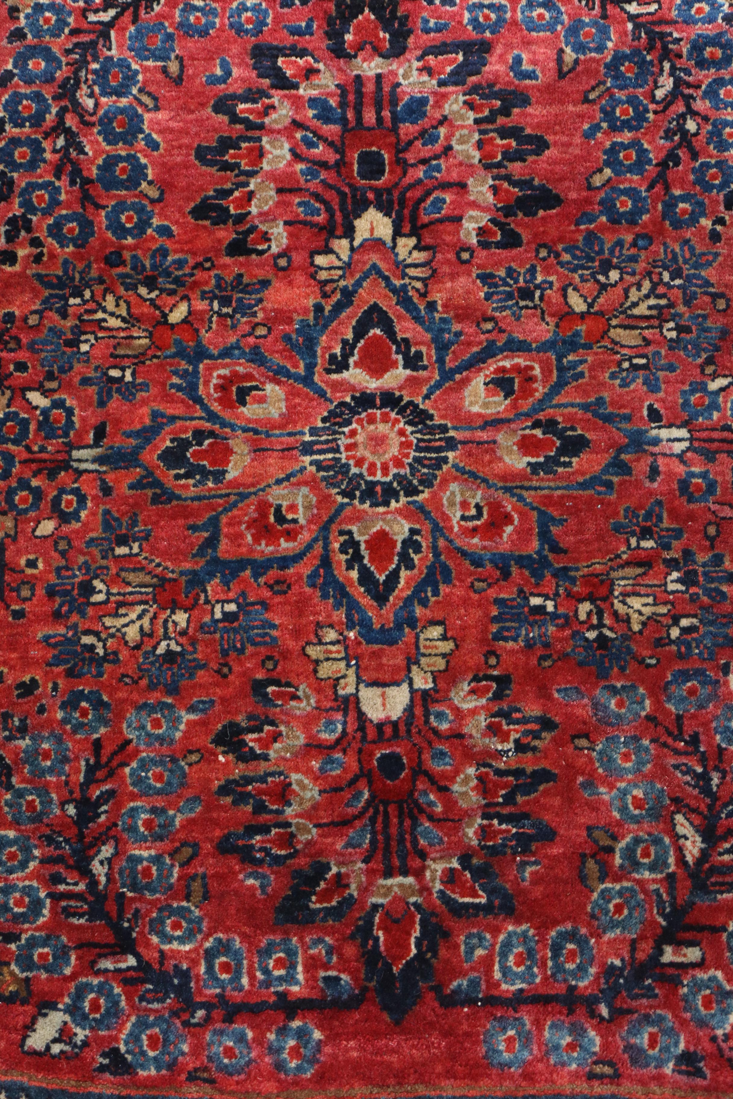 Hand-Knotted Persian Mehriban Rug