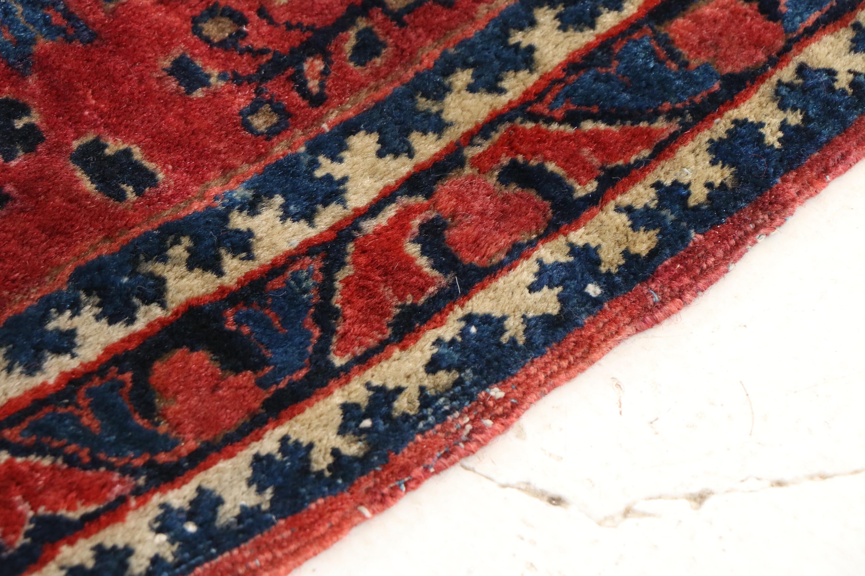 Hand-Knotted Persian Mehriban Rug