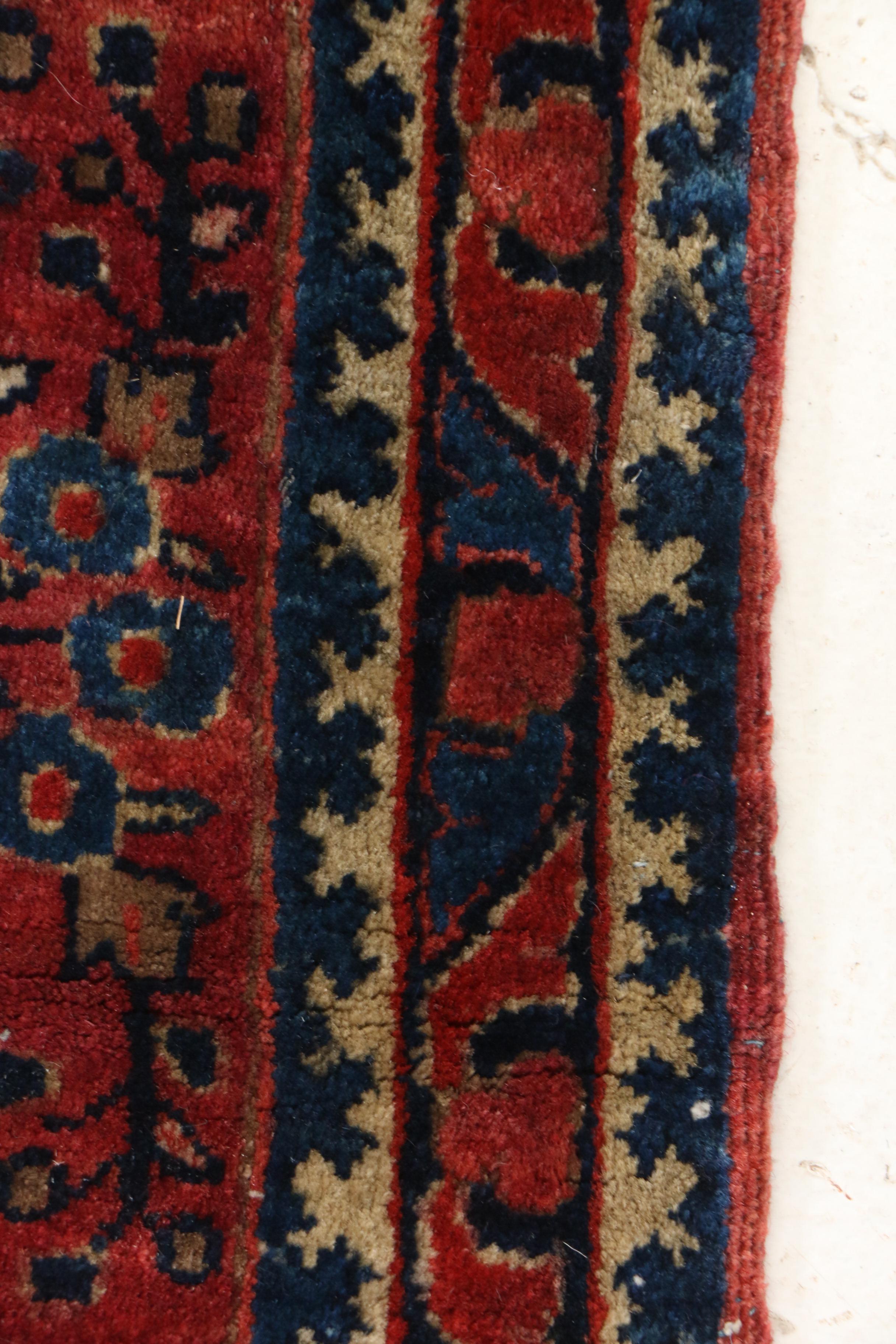 Hand-Knotted Persian Mehriban Rug