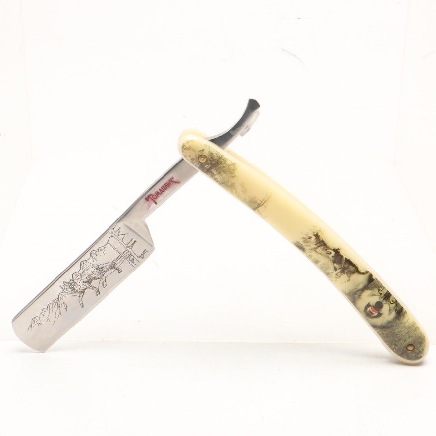 Contemporary Tomahawk Straight Razor